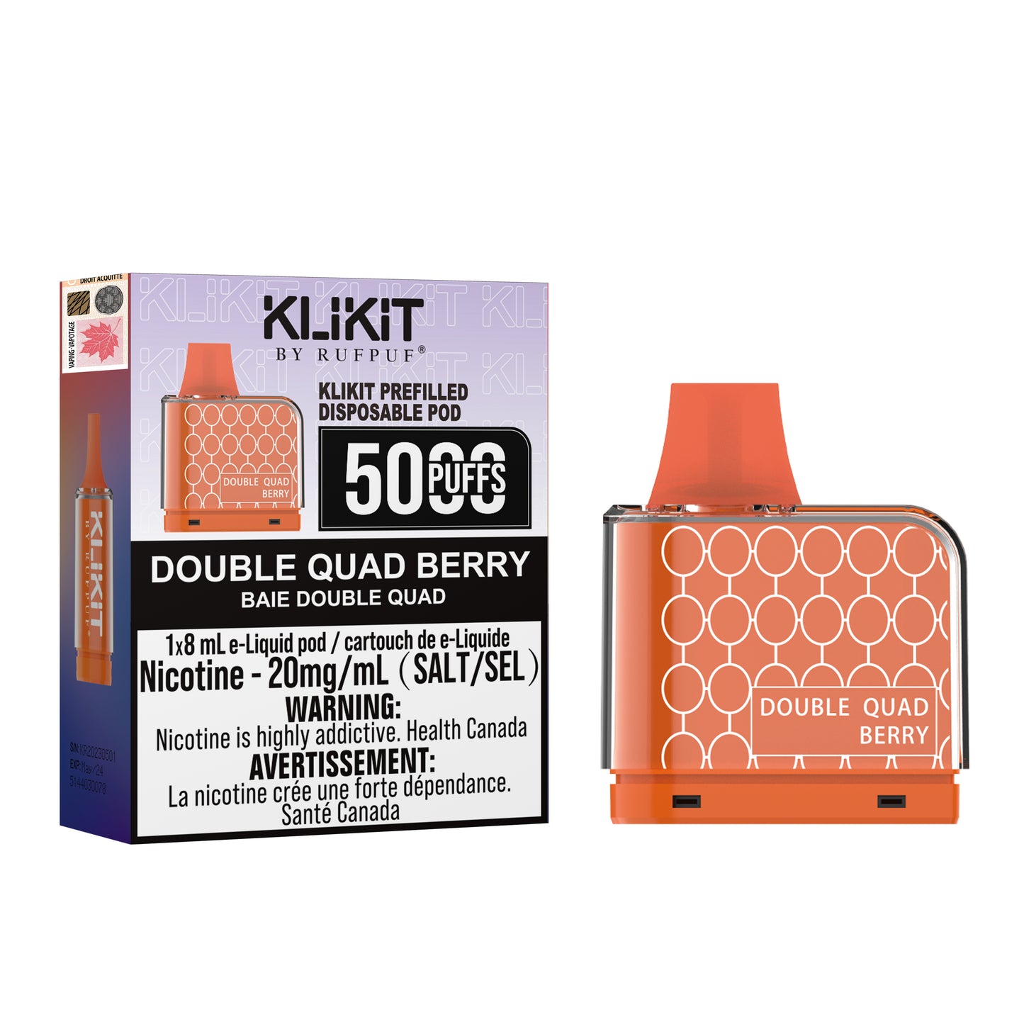 RUFPUF KLIKIT POD 5000 BOUFFÉES