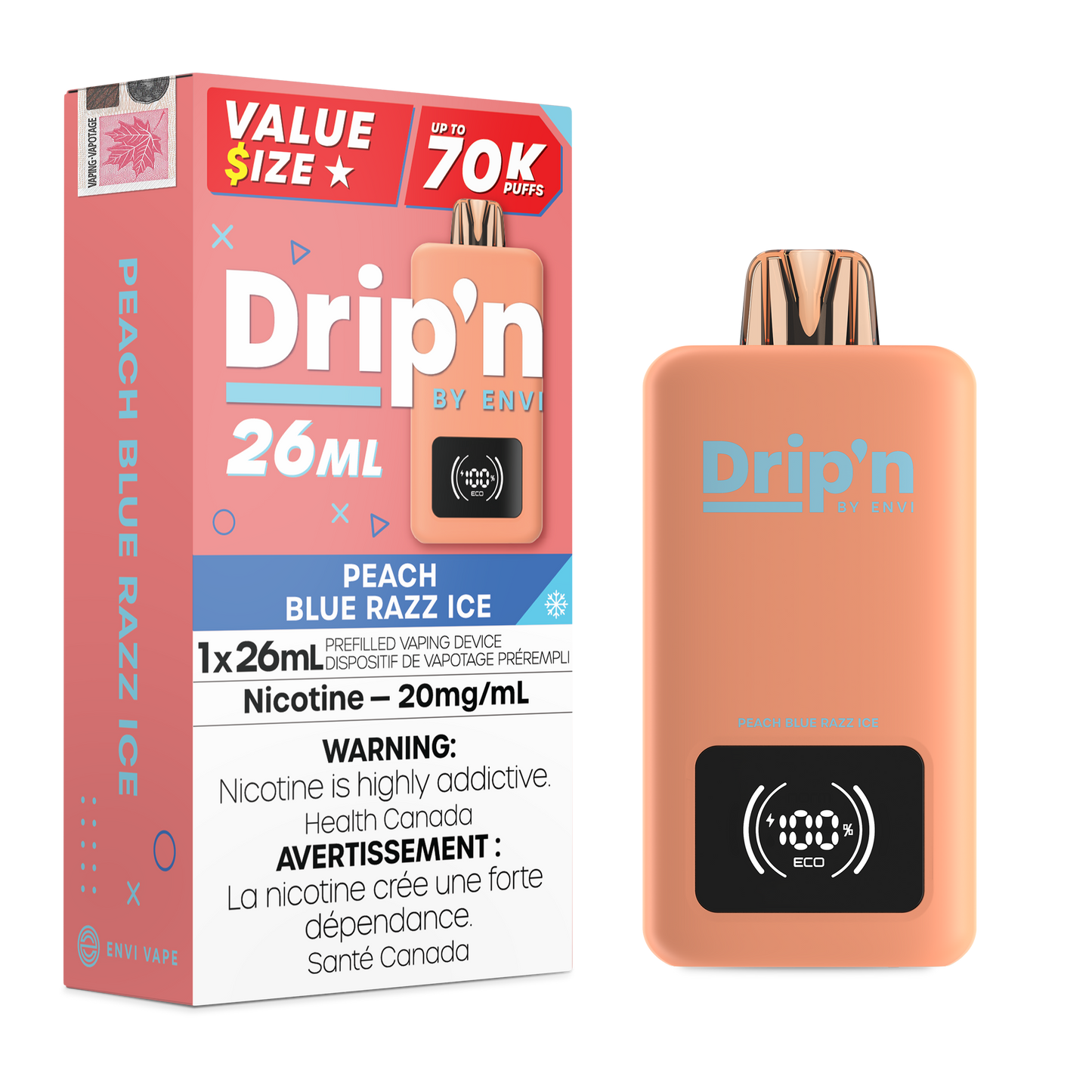 DRIP'N BY ENVI 26ML 70K PUFFS (EXCISE AB)