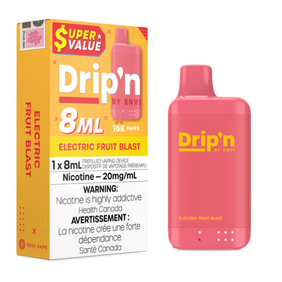 DRIP'N BY ENVI 8ML 16K PUFFS (EXCISE AB)