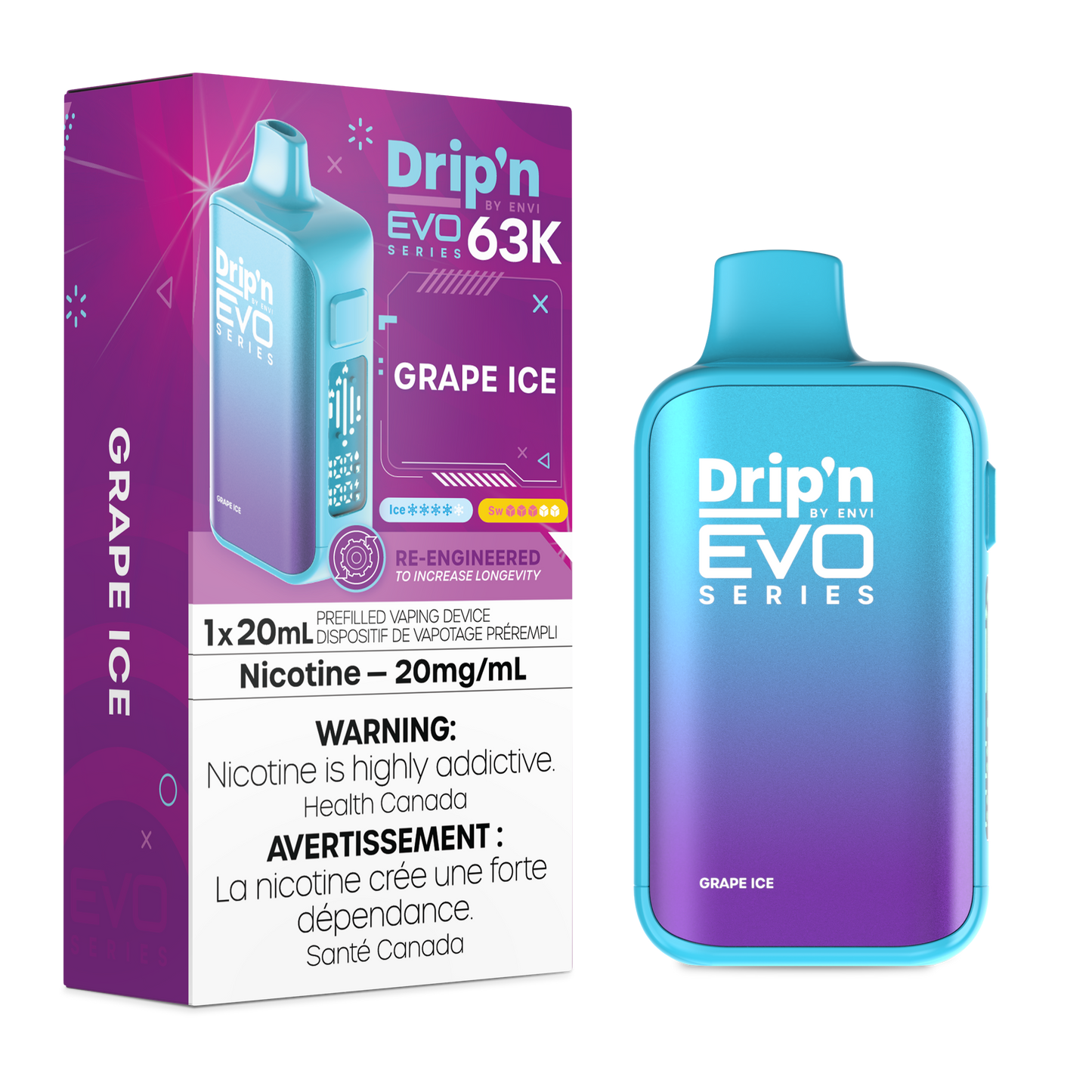 DRIP'N EVO 63K PUFFS (EXCISE AB)