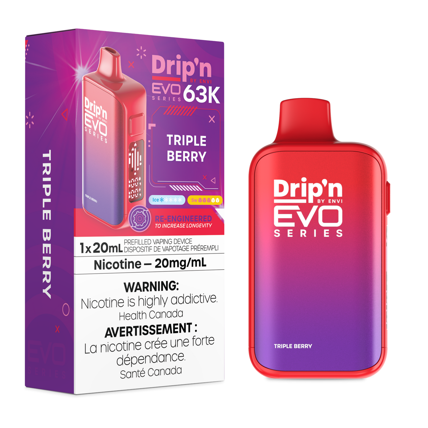 DRIP'N EVO 63K PUFFS (EXCISE AB)
