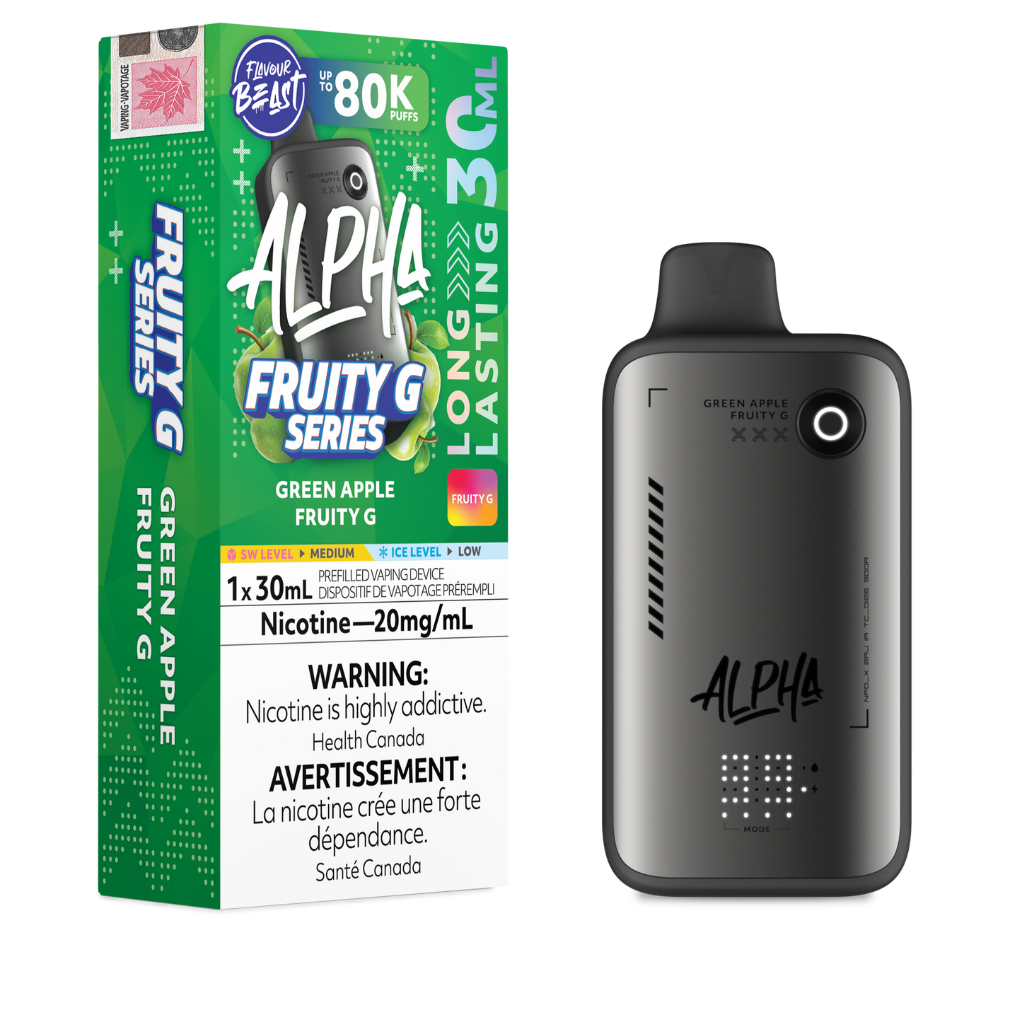 FLAVOUR BEAST ALPHA 80K PUFFS (EXCISE AB)
