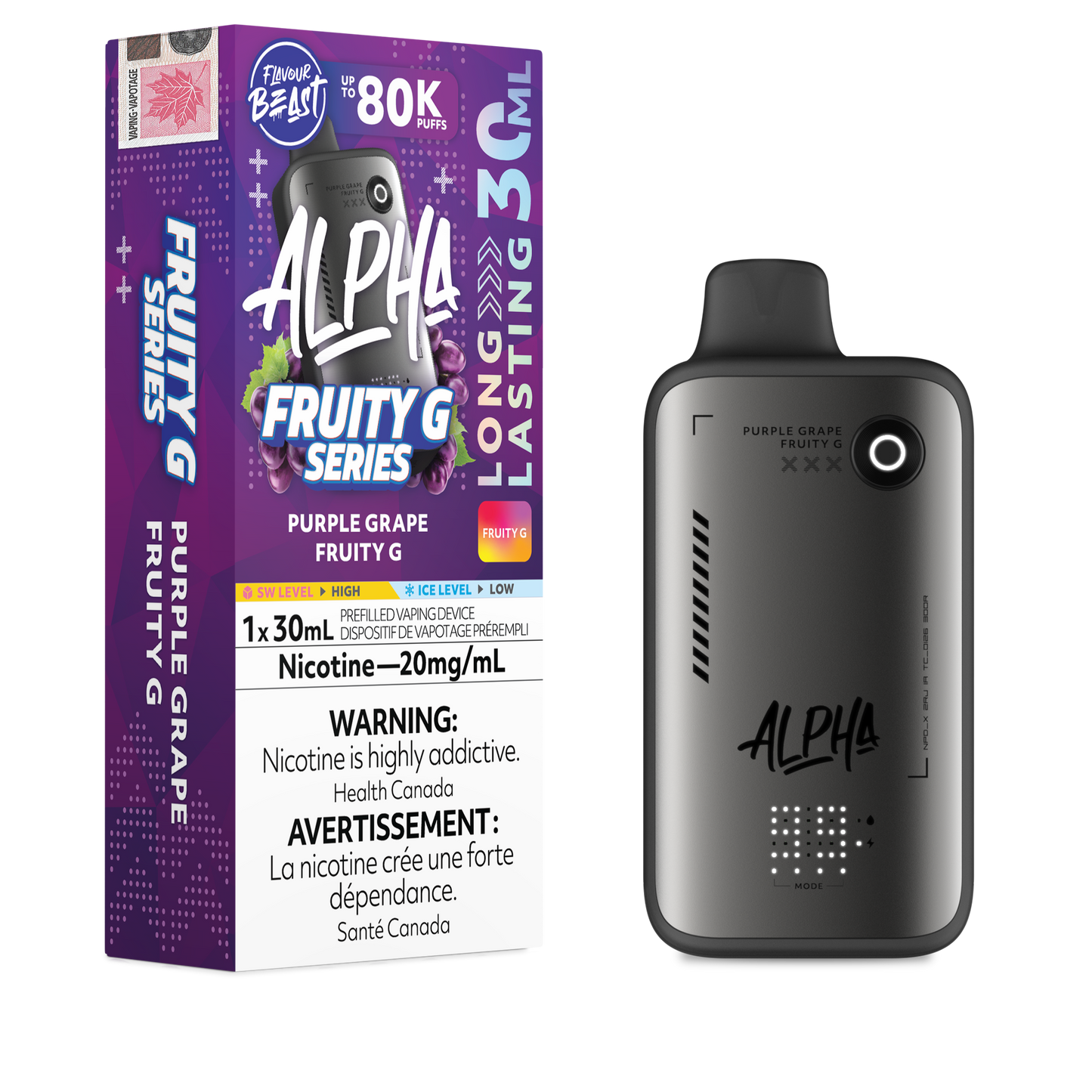 FLAVOUR BEAST ALPHA 80K PUFFS (EXCISE AB)