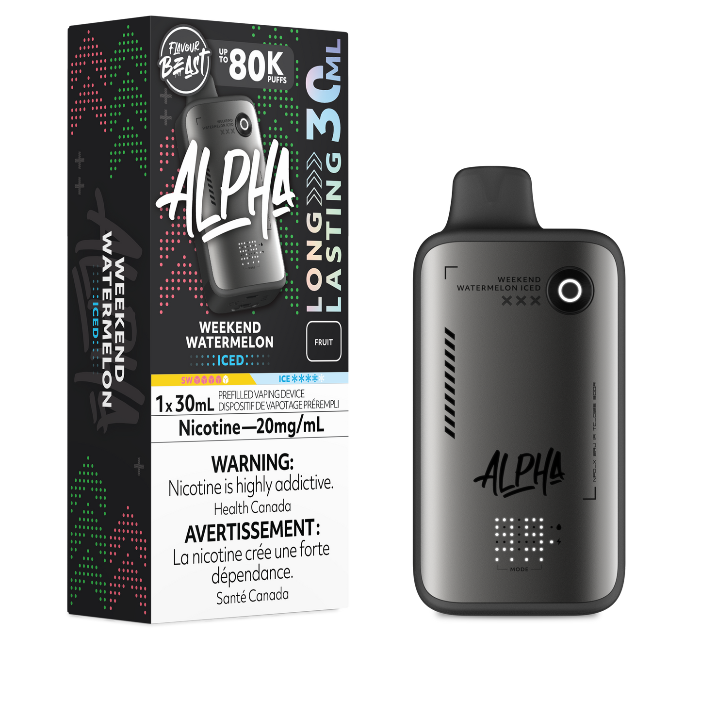 FLAVOUR BEAST ALPHA 80K PUFFS (EXCISE AB)