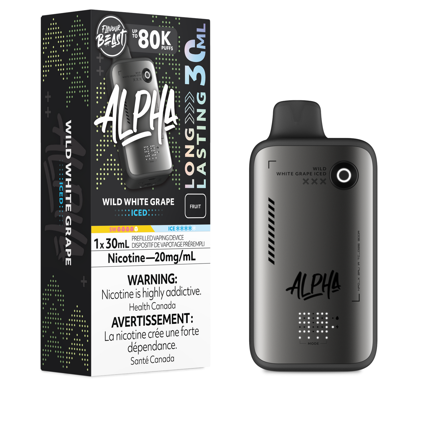 FLAVOUR BEAST ALPHA 80K PUFFS (EXCISE AB)