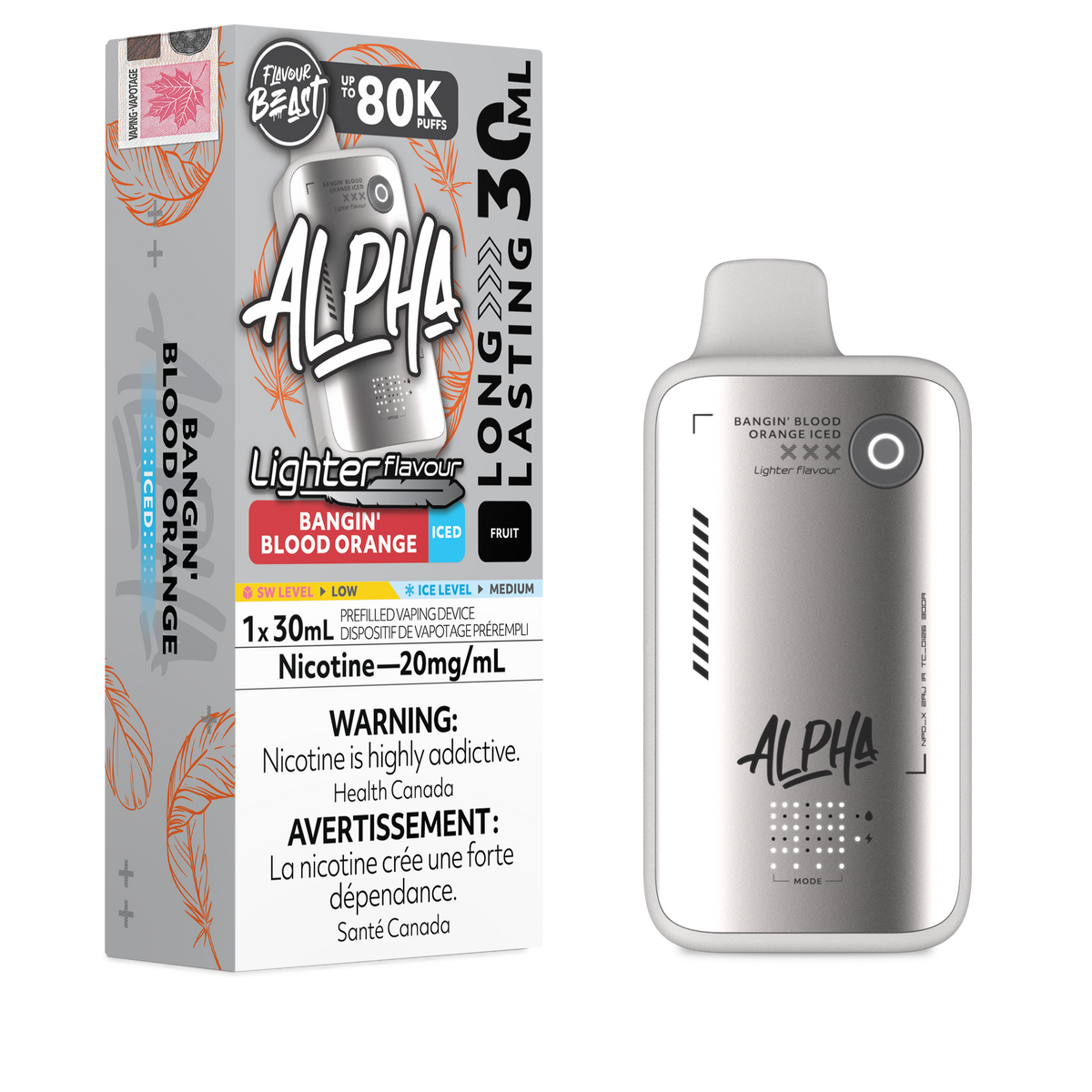 FLAVOUR BEAST ALPHA LIGHT 80K PUFFS (AB)