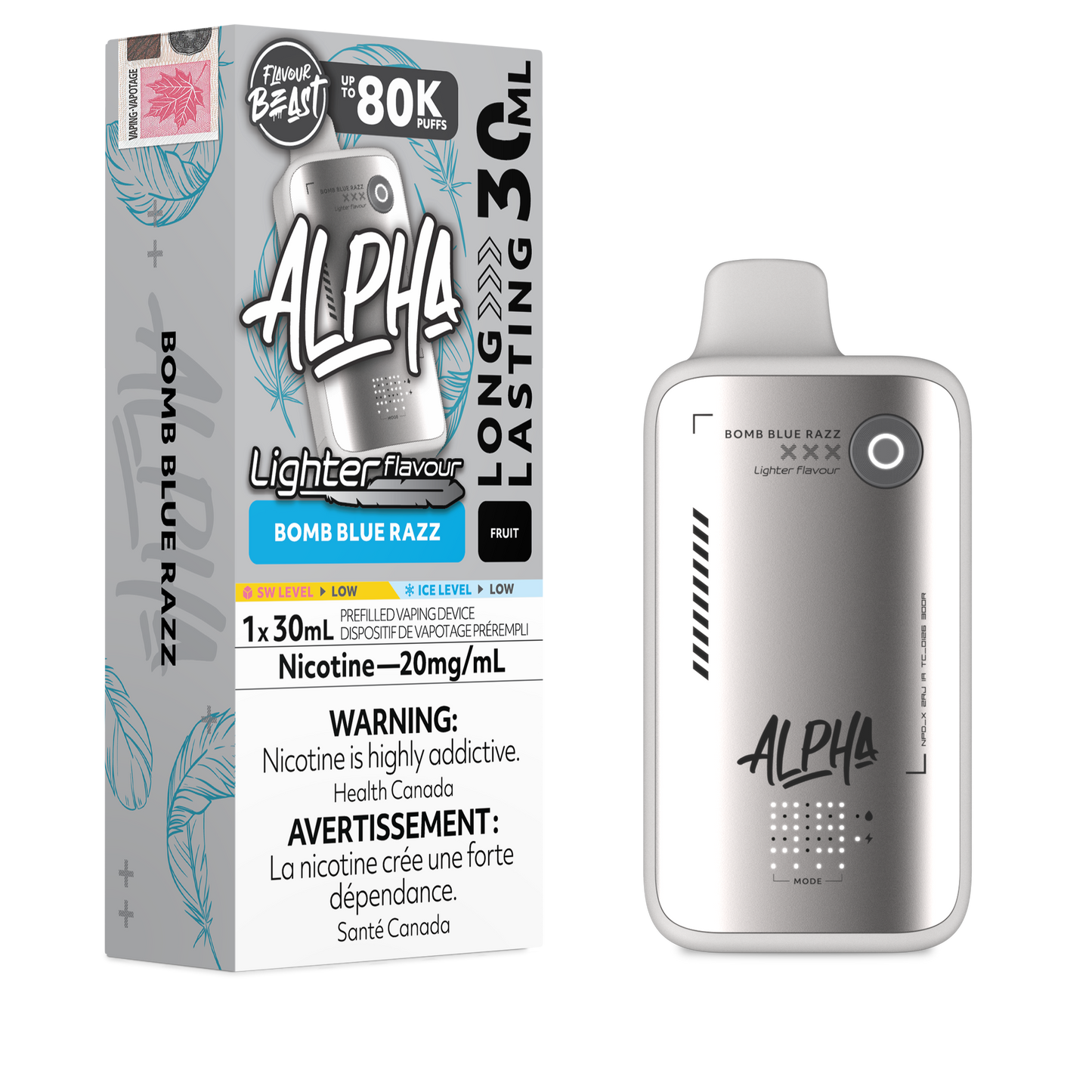 FLAVOUR BEAST ALPHA LIGHT 80K PUFFS (AB)