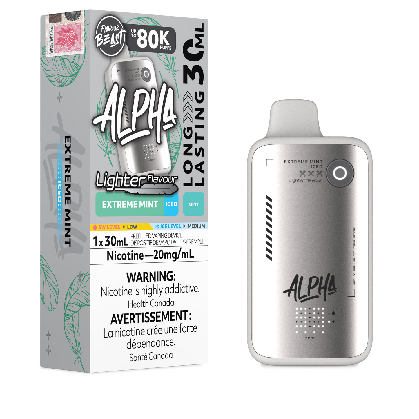 FLAVOUR BEAST ALPHA LIGHT 80K PUFFS (AB)