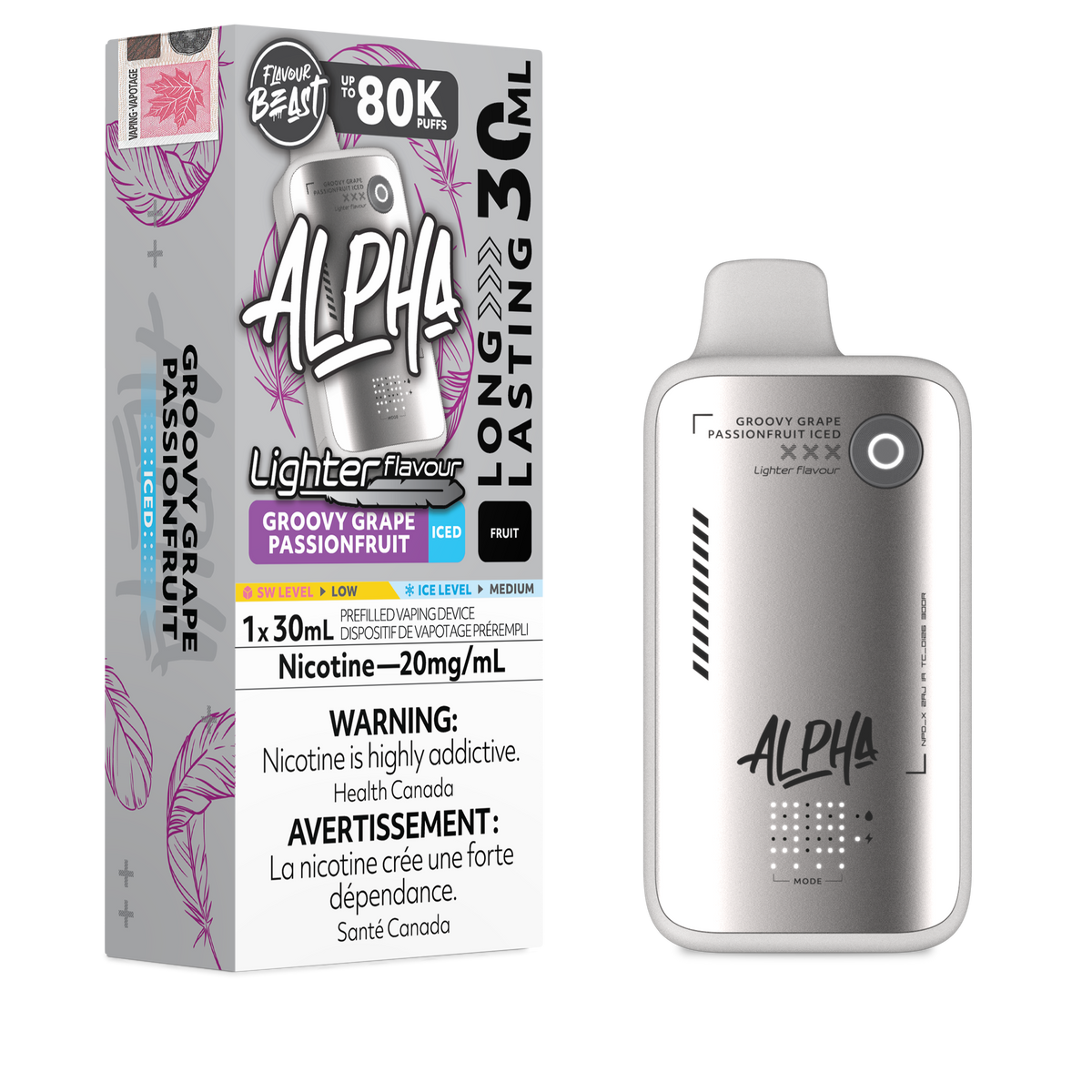 FLAVOUR BEAST ALPHA LIGHT 80K PUFFS (AB)