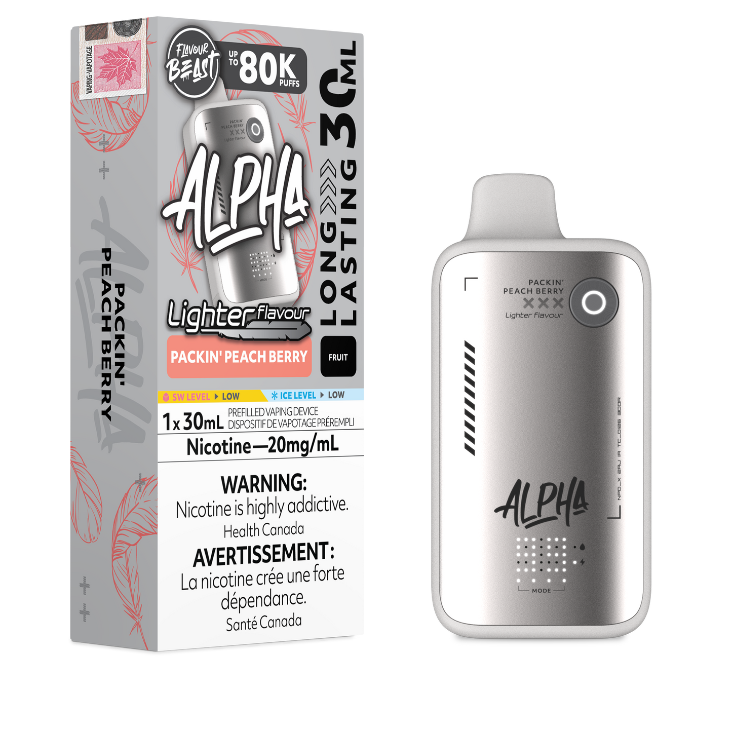 FLAVOUR BEAST ALPHA LIGHT 80K PUFFS (AB)