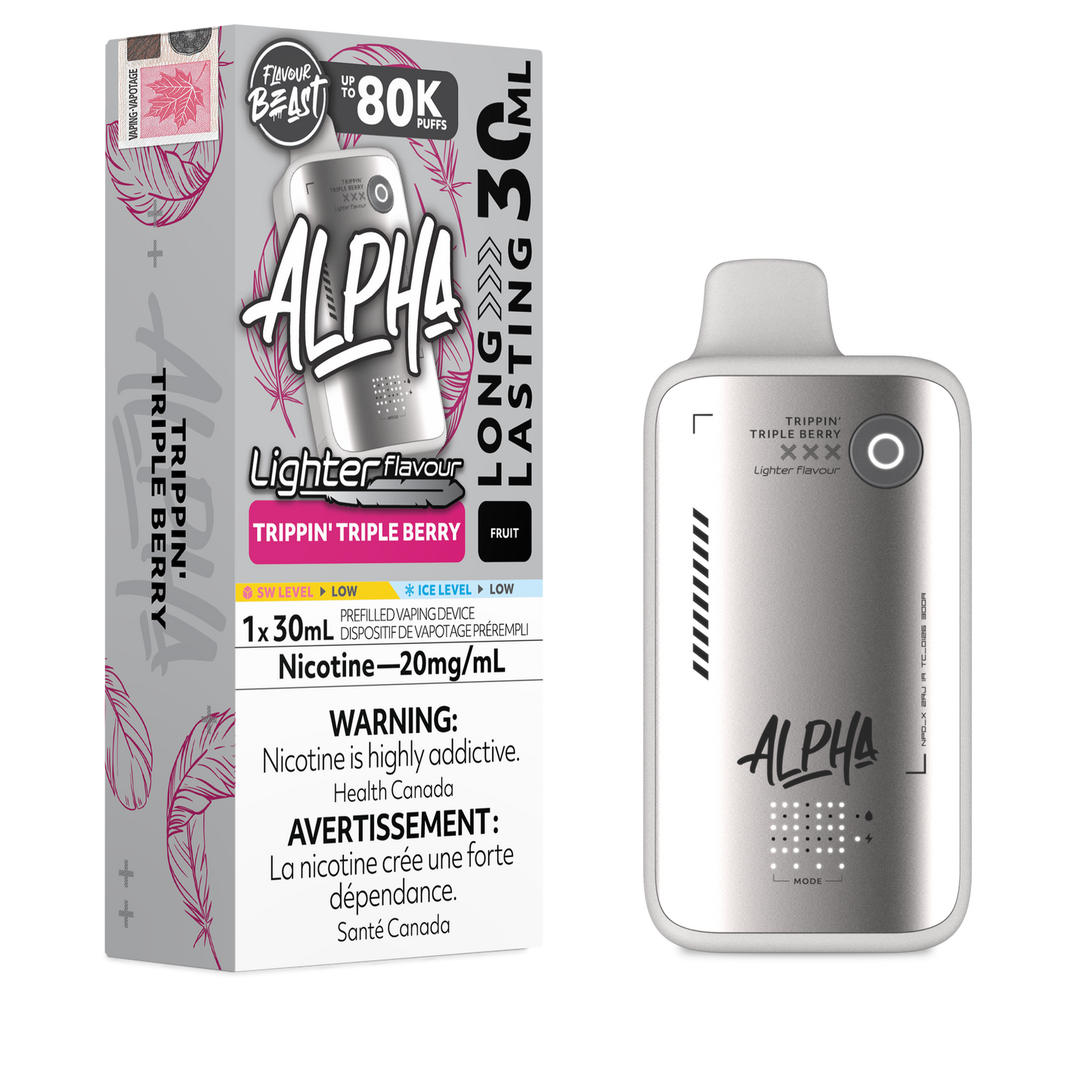 FLAVOUR BEAST ALPHA LIGHT 80K PUFFS (AB)