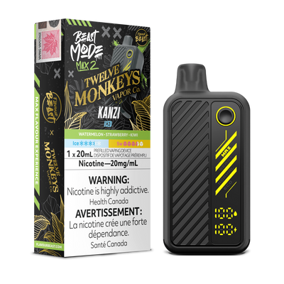 FLAVOUR BEAST MODE MAX 2 TWELVE MONKEYS 50K PUFFS (EXCISE AB)