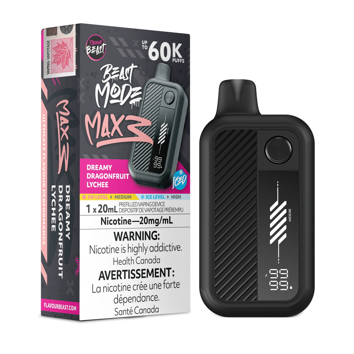 FLAVOUR BEAST MODE MAX 3 60K PUFFS (AB)