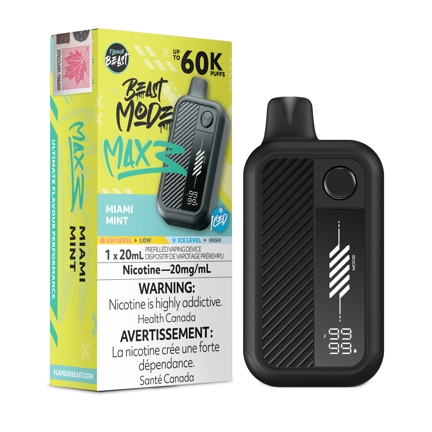 FLAVOUR BEAST MODE MAX 3 60K PUFFS (AB)
