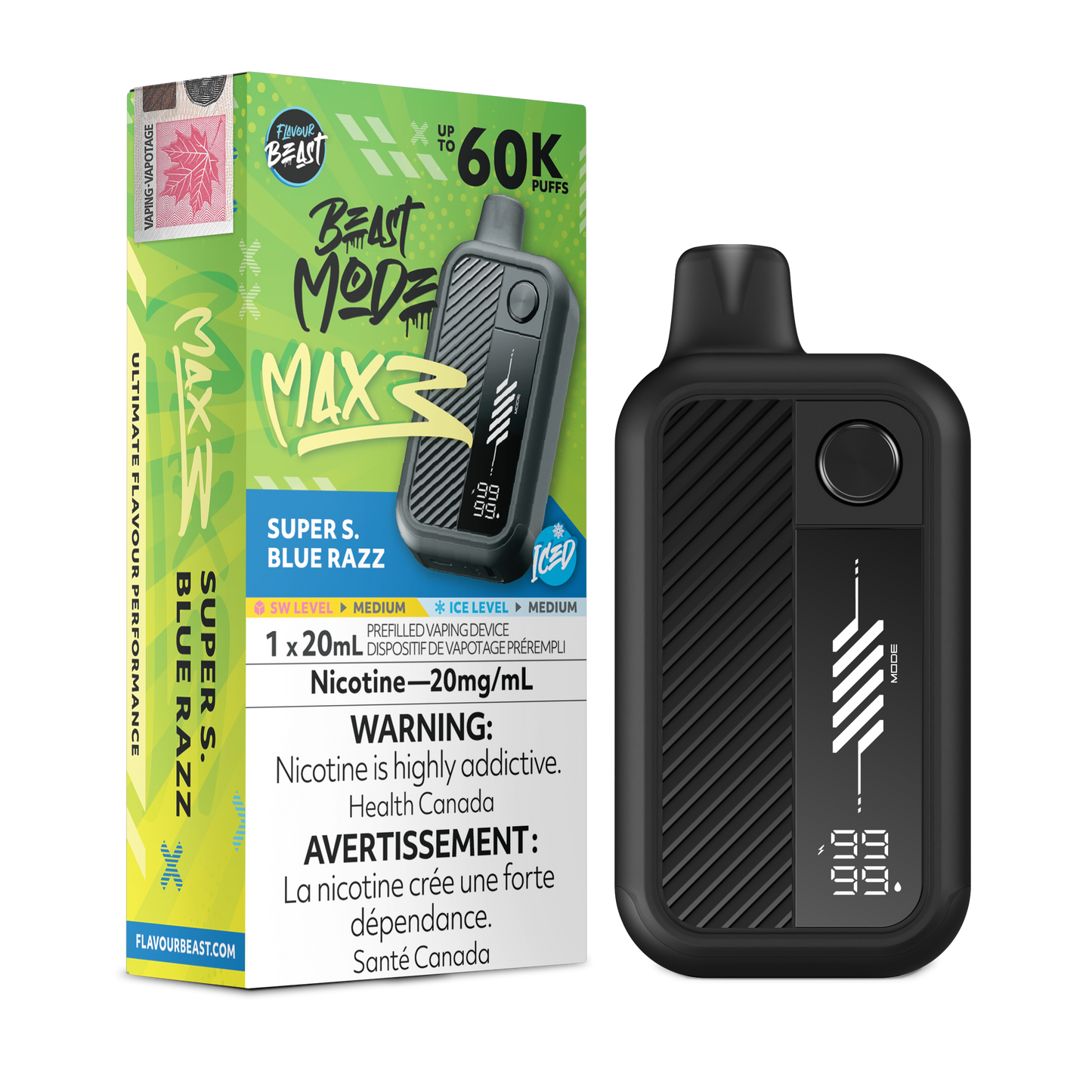 FLAVOUR BEAST MODE MAX 3 60K PUFFS (AB)