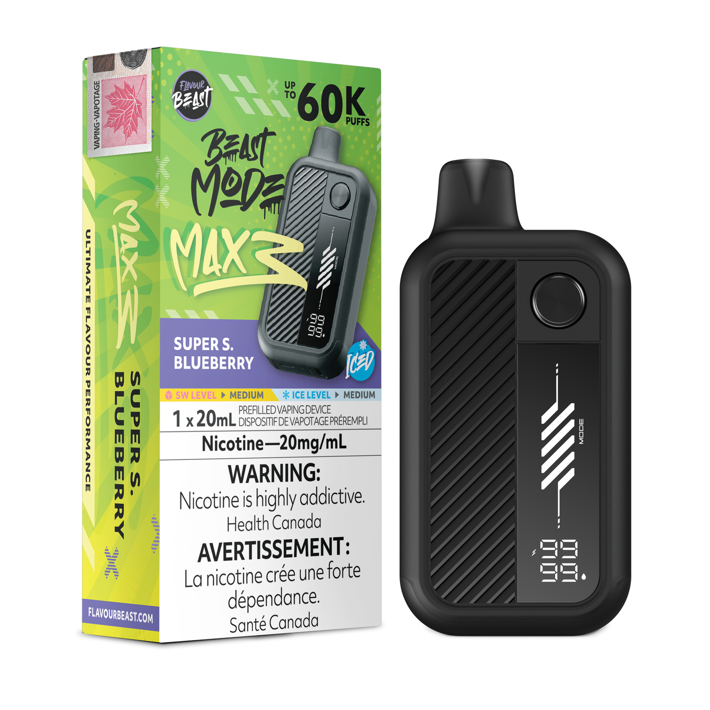 FLAVOUR BEAST MODE MAX 3 60K PUFFS (AB)
