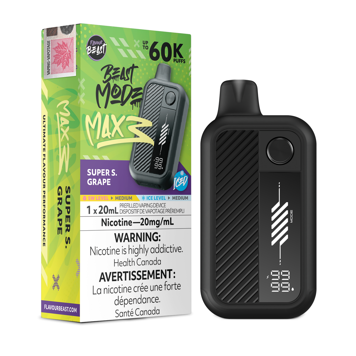 FLAVOUR BEAST MODE MAX 3 60K PUFFS (AB)