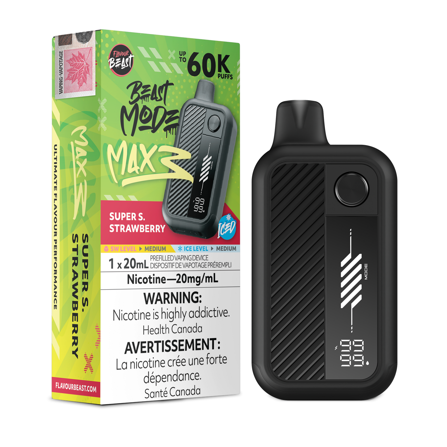 FLAVOUR BEAST MODE MAX 3 60K PUFFS (AB)