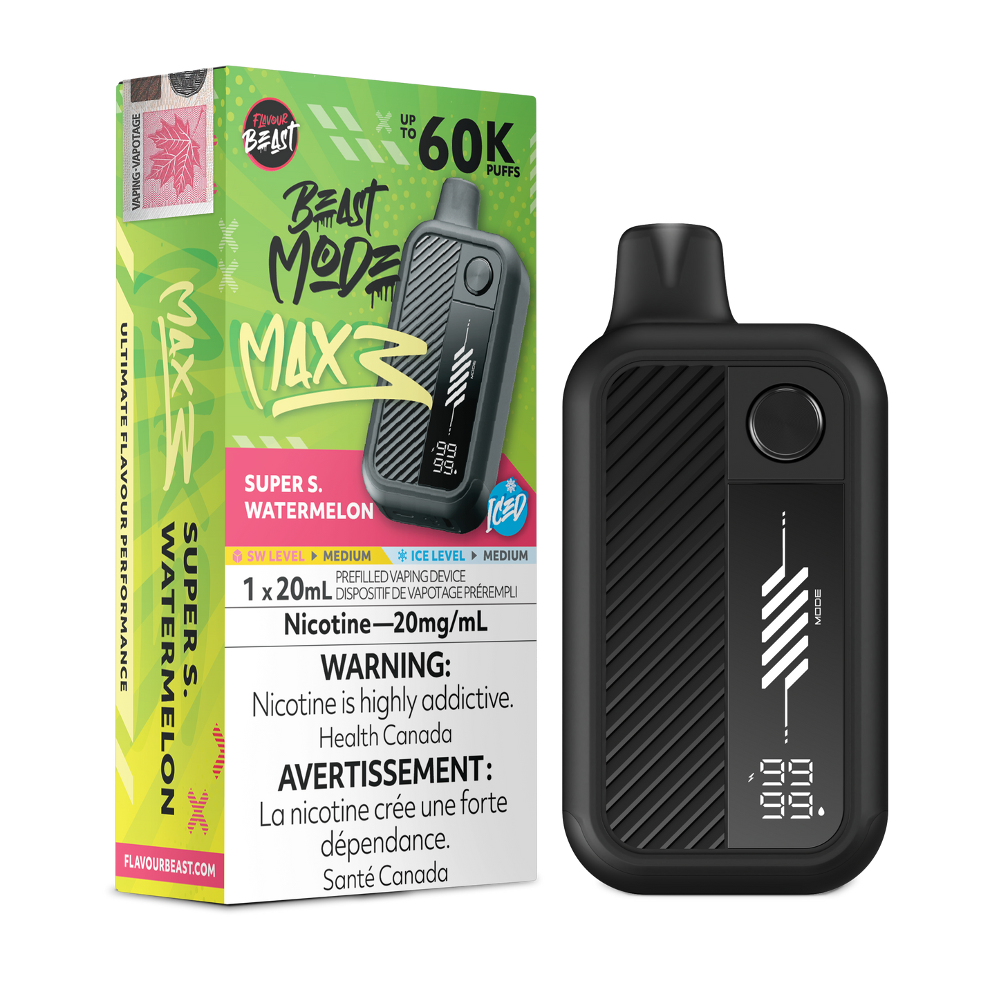 FLAVOUR BEAST MODE MAX 3 60K PUFFS (AB)