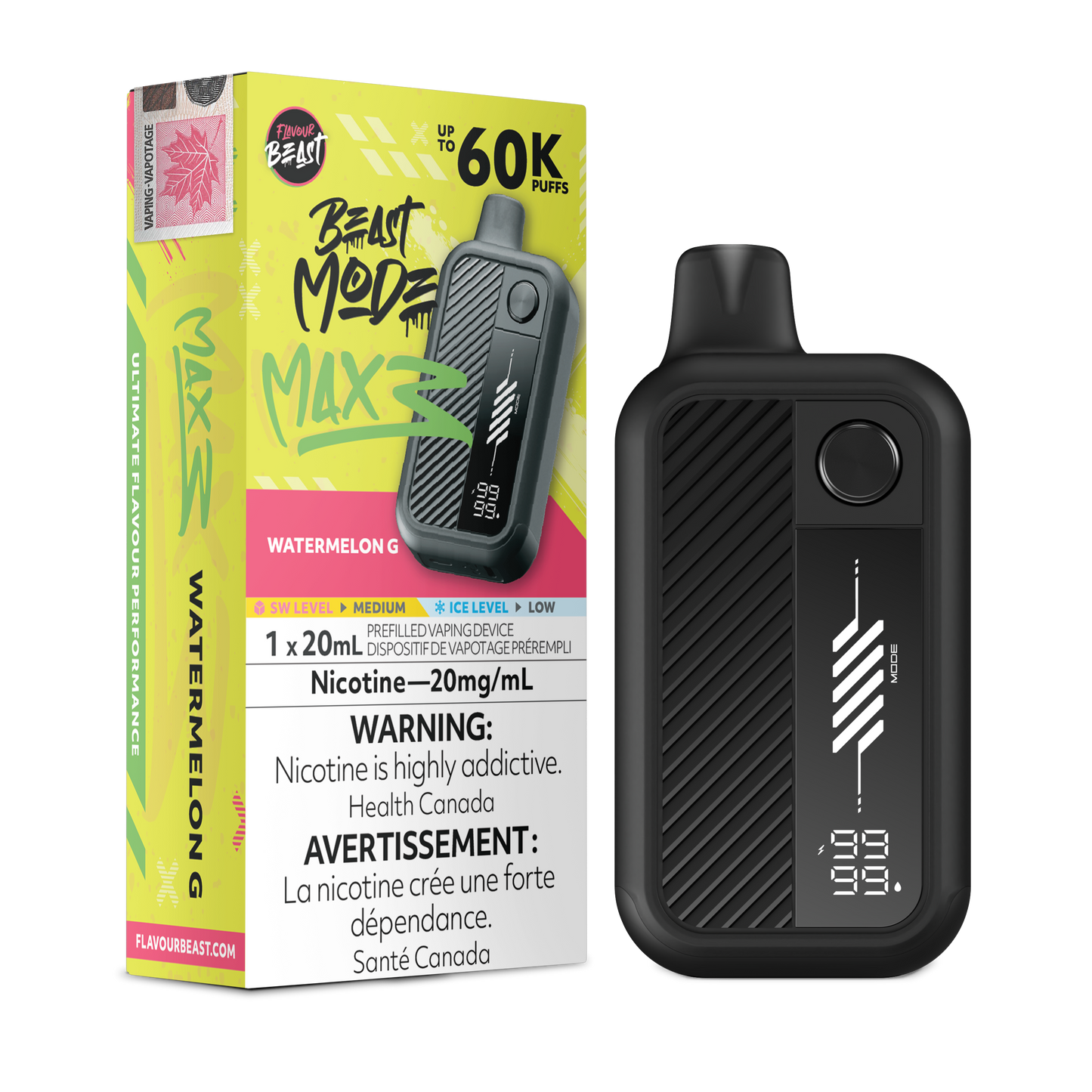 FLAVOUR BEAST MODE MAX 3 60K PUFFS (AB)
