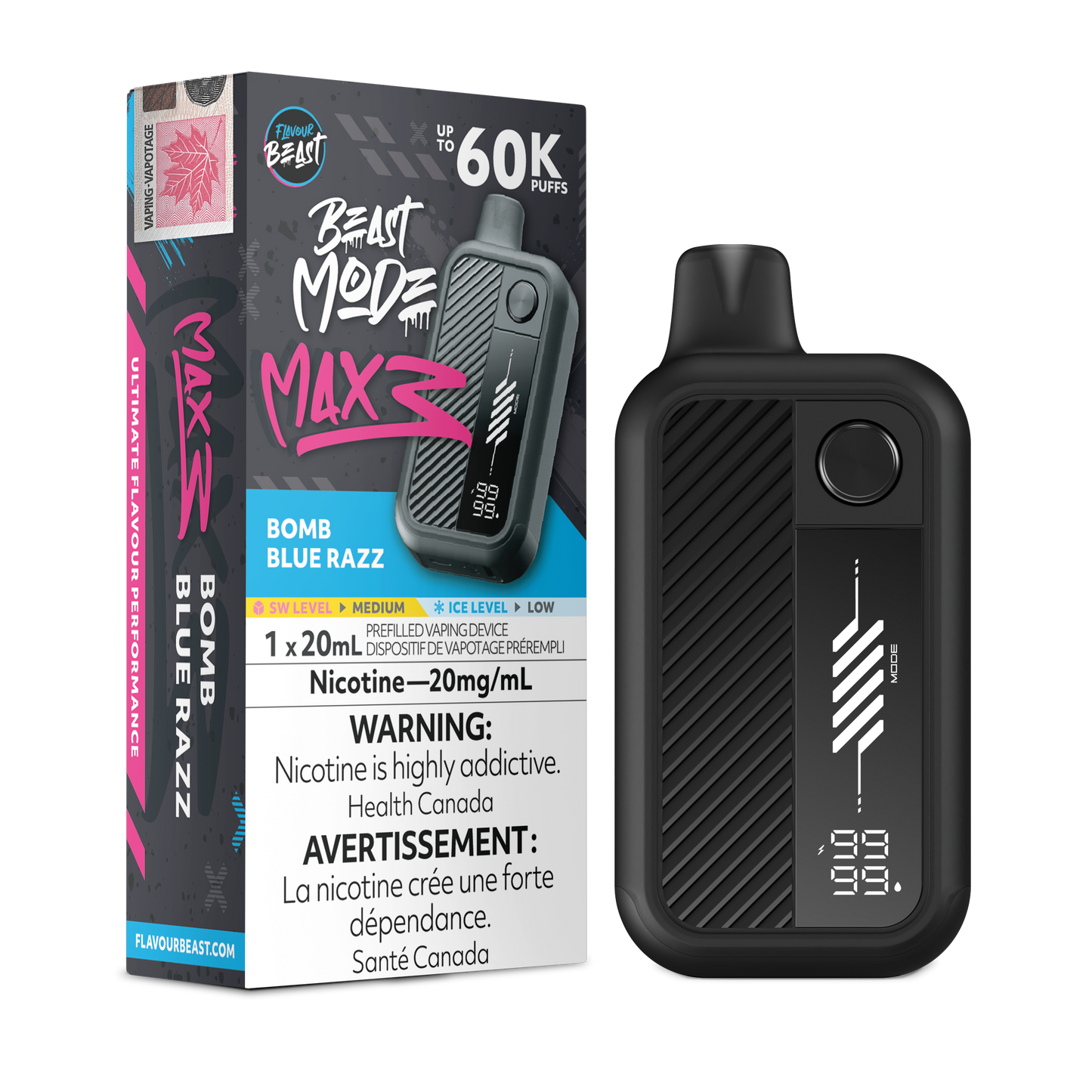 FLAVOUR BEAST MODE MAX 3 60K PUFFS (AB)
