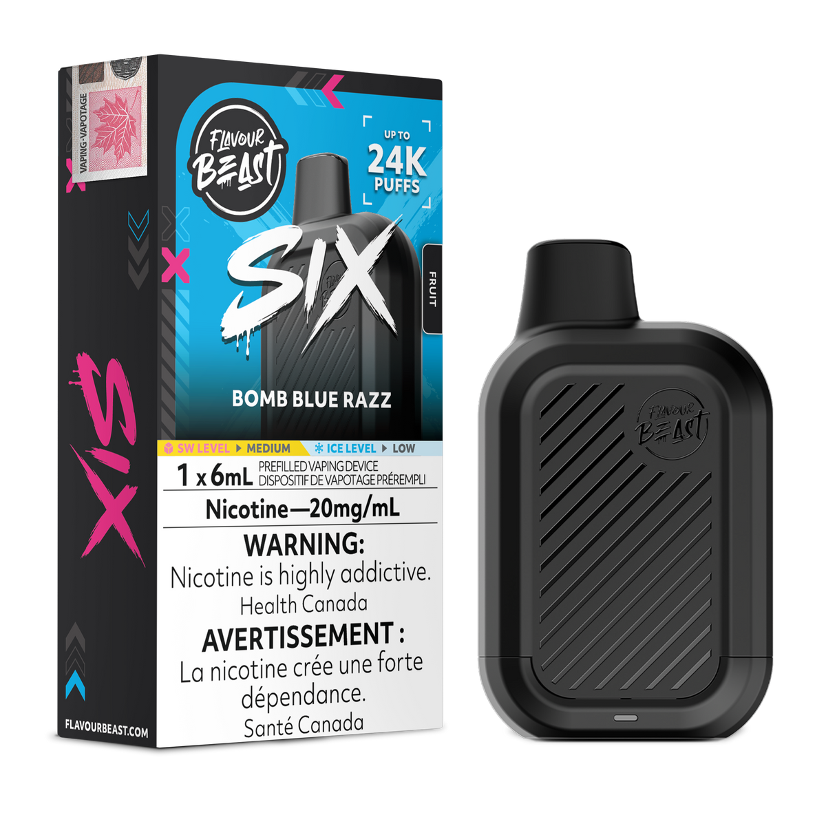 FLAVOUR BEAST SIX 24K PUFFS (AB)