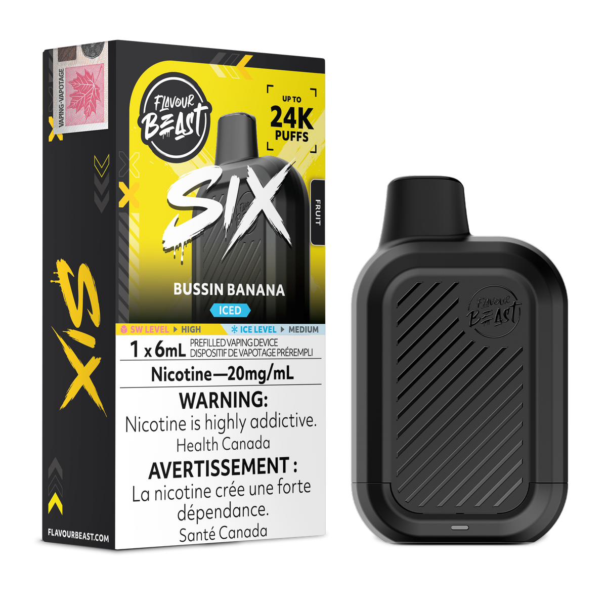 FLAVOUR BEAST SIX 24K PUFFS (AB)