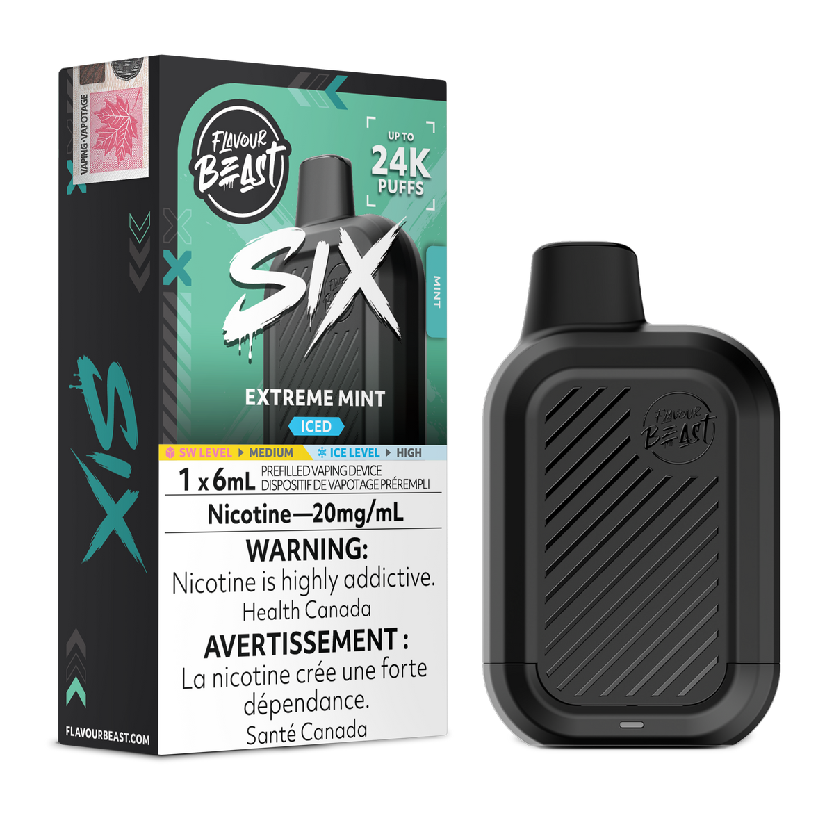 FLAVOUR BEAST SIX 24K PUFFS (AB)