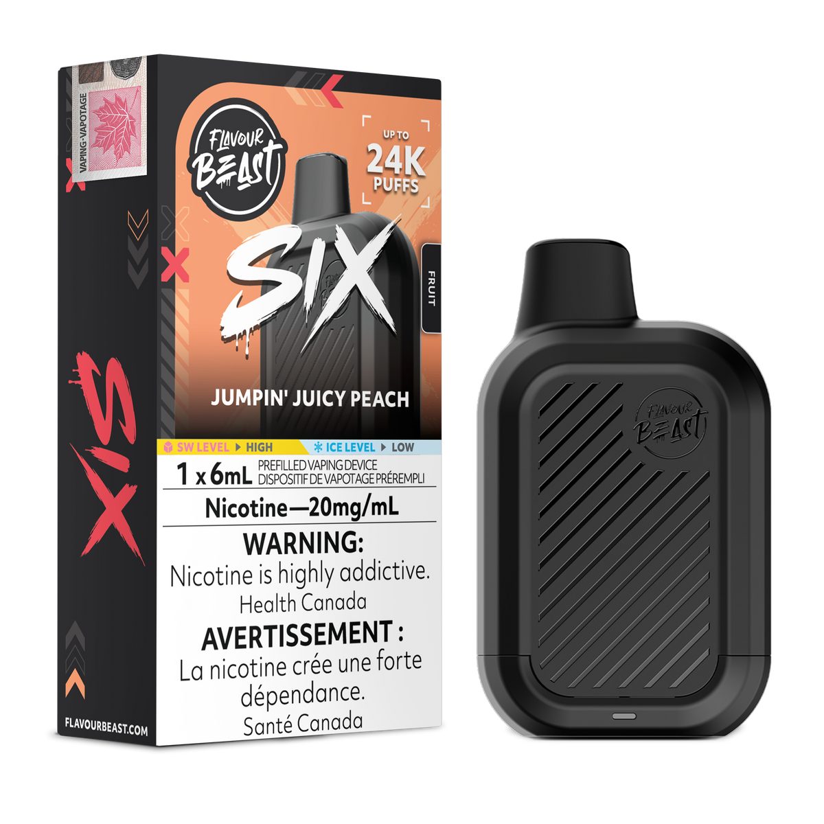 FLAVOUR BEAST SIX 24K PUFFS (AB)