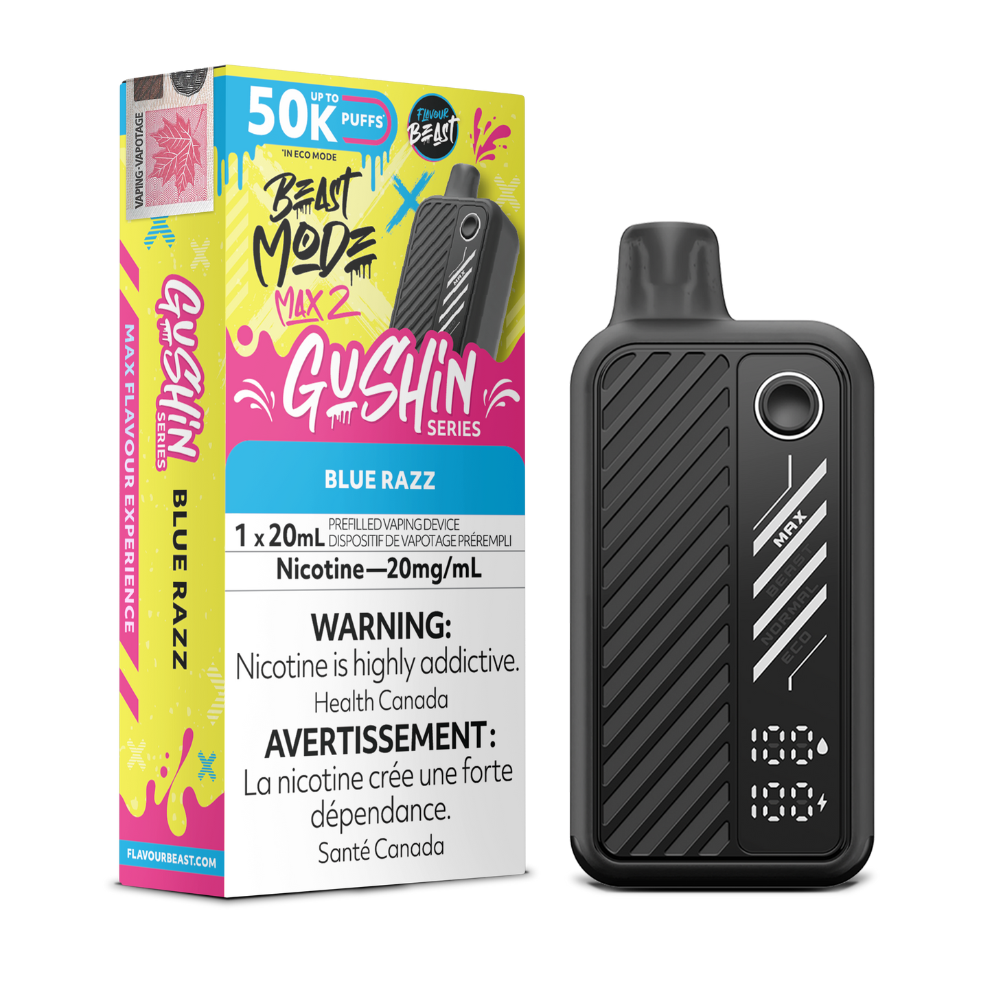 FLAVOUR BEAST MODE MAX 2 GUSHIN 50K PUFFS (EXCISE AB)