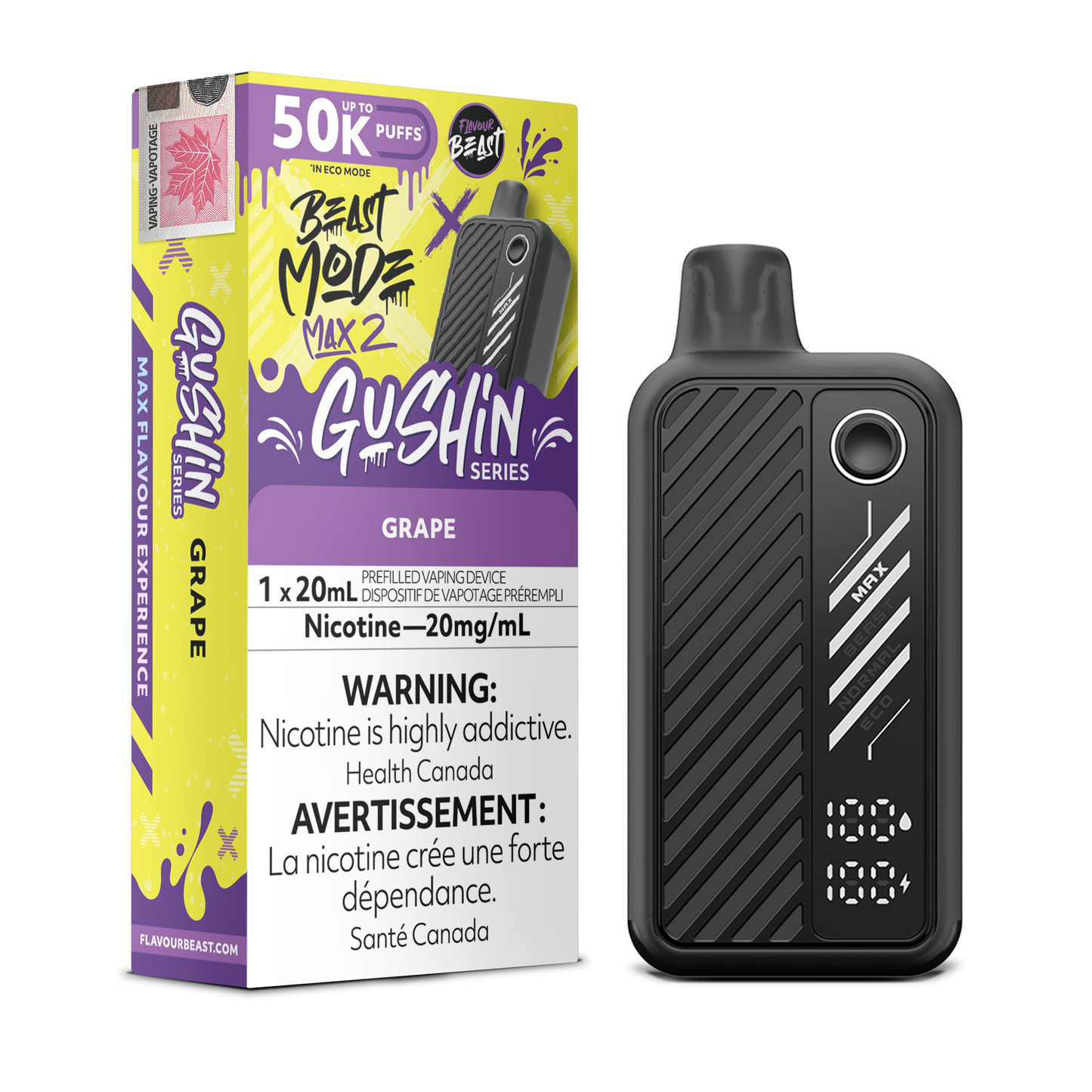 FLAVOUR BEAST MODE MAX 2 GUSHIN 50K PUFFS (EXCISE AB)