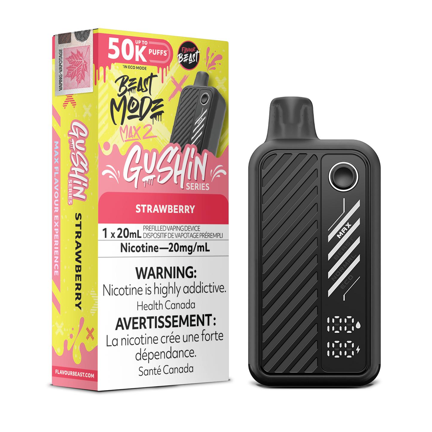 FLAVOUR BEAST MODE MAX 2 GUSHIN 50K PUFFS (EXCISE AB)