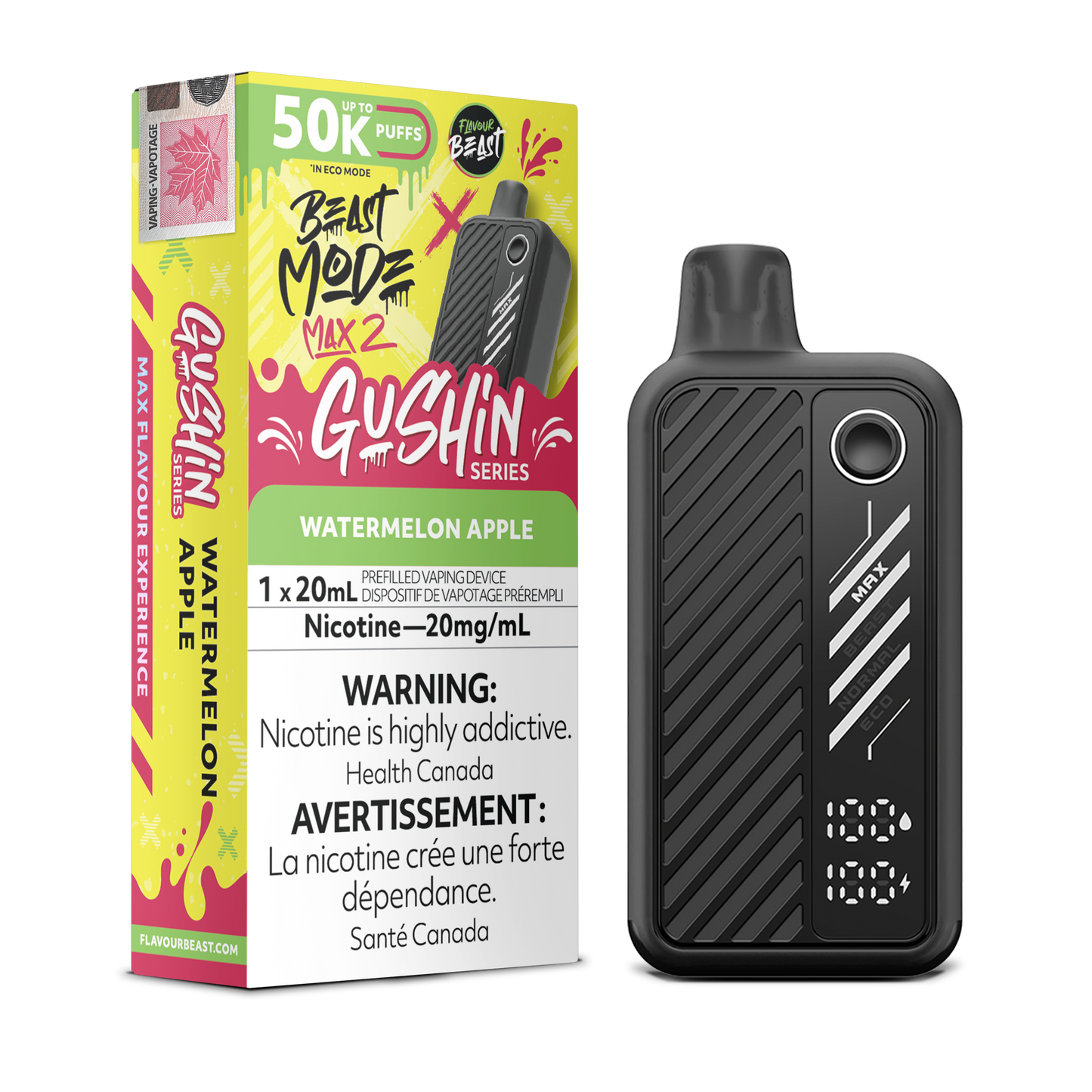 FLAVOUR BEAST MODE MAX 2 GUSHIN 50K PUFFS (EXCISE AB)