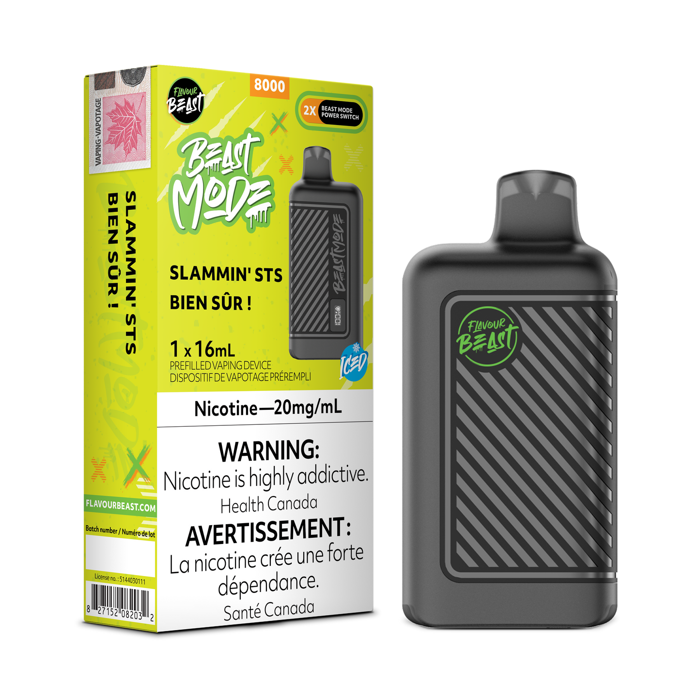 FLAVOUR BEAST MODE 8000 PUFFS