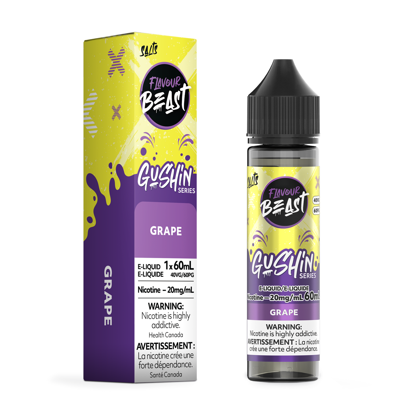 FLAVOUR BEAST GUSHIN SALT 60ML (EXCISE AB)