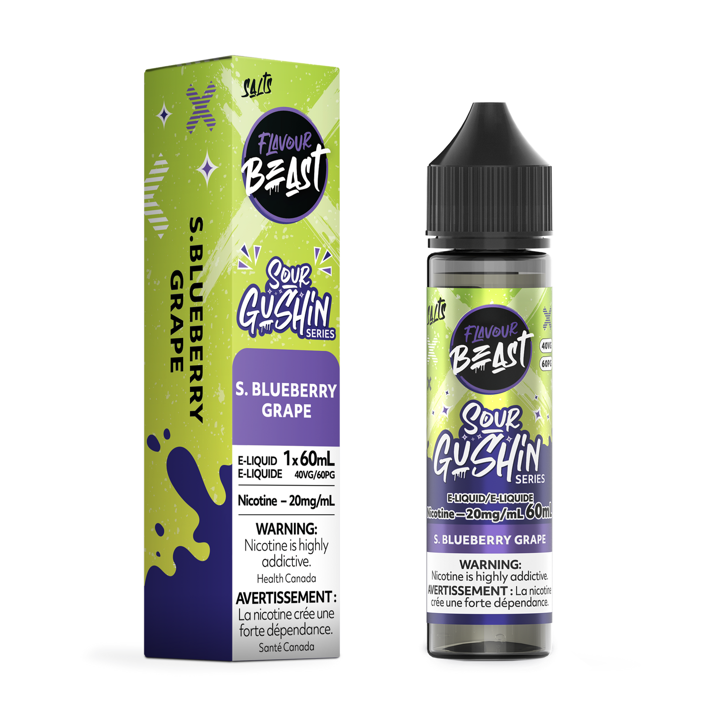 FLAVOUR BEAST GUSHIN SALT 60ML (EXCISE AB)