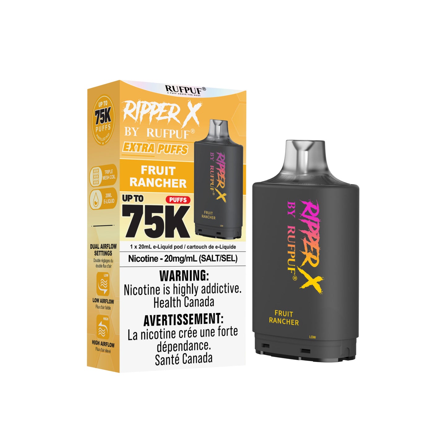 RIPPER X 75K PODS PUFFS (EXCISE AB)