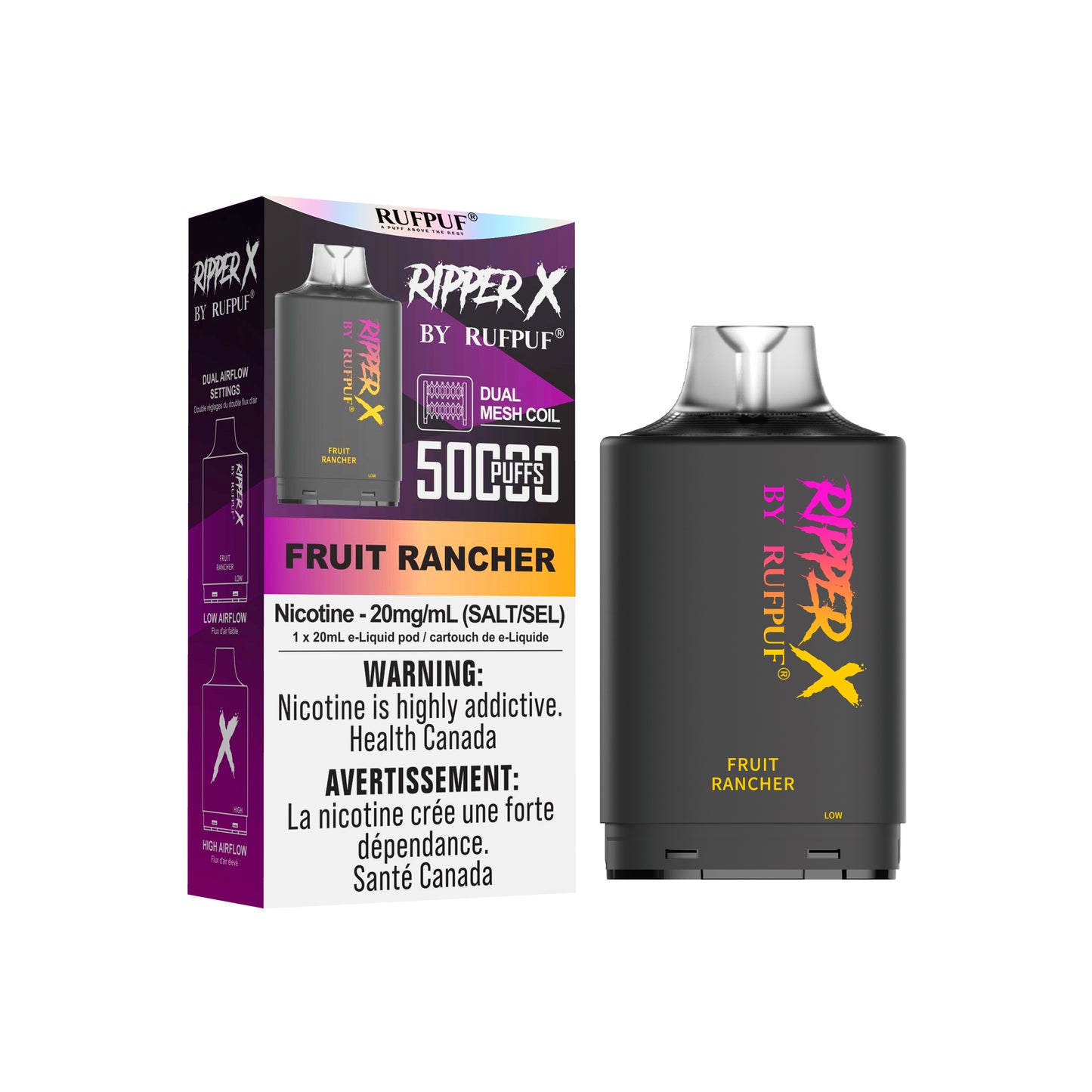 RUFPUF RIPPER X POD 50K PUFFS (Excise AB)