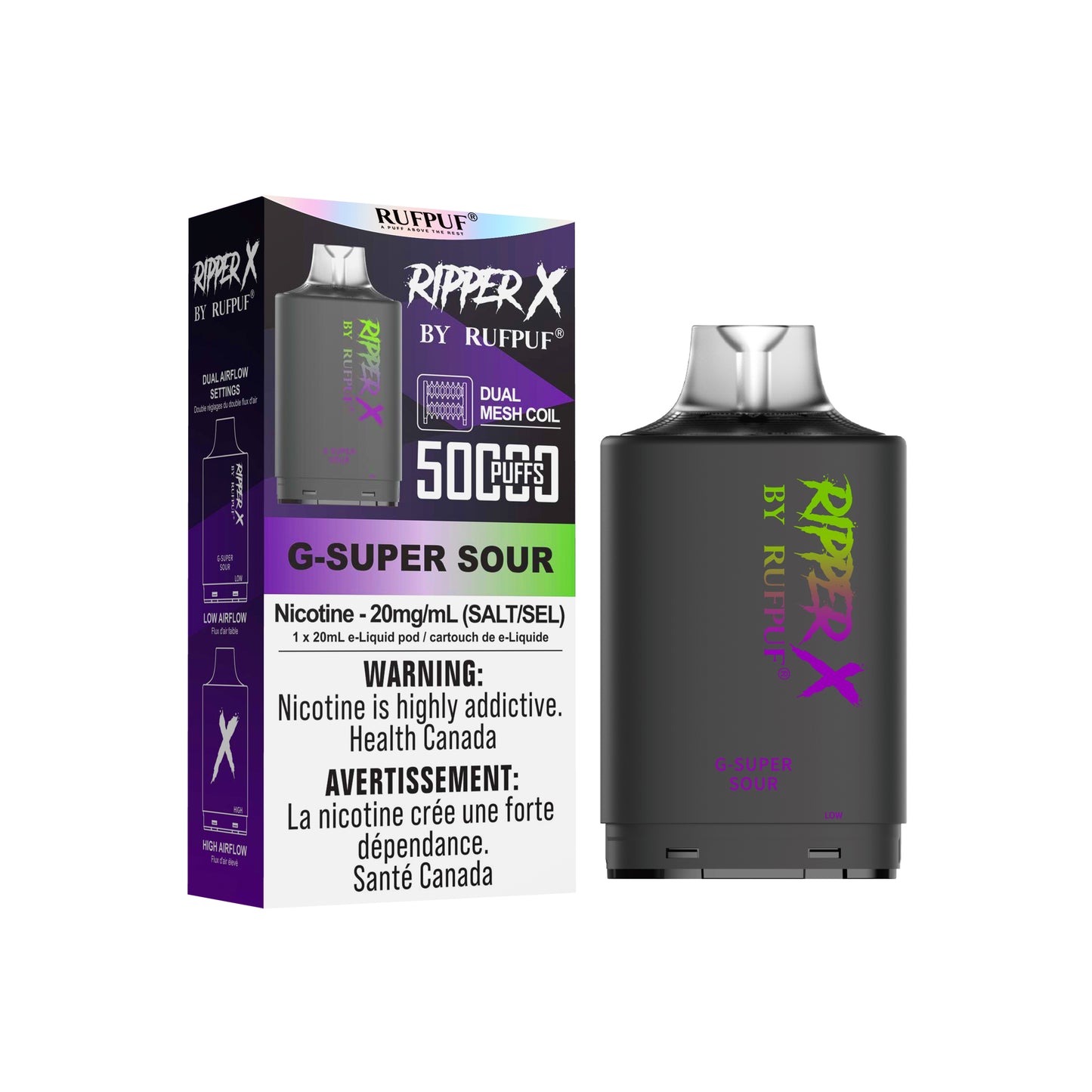 RUFPUF RIPPER X POD 50K PUFFS (Excise AB)