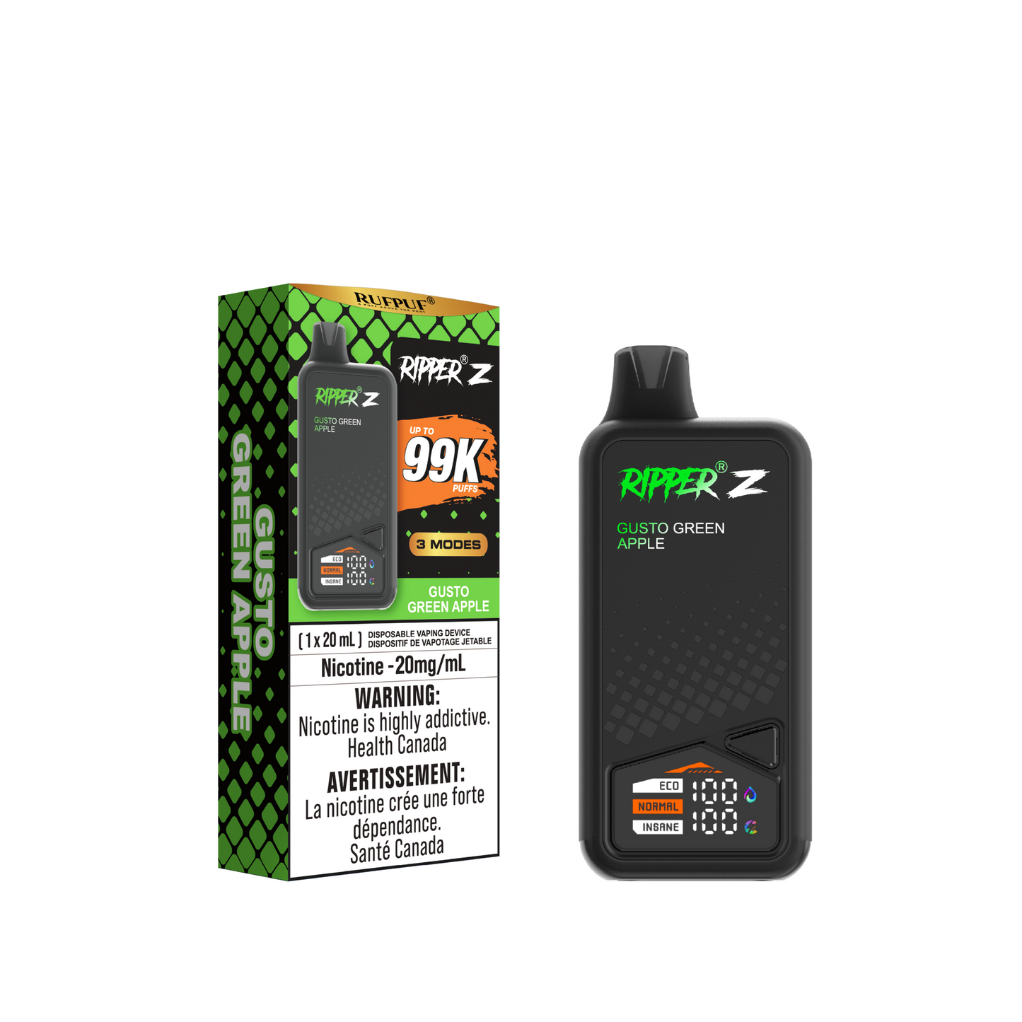 RIPPER Z 99K PUFFS (10MG/ML)