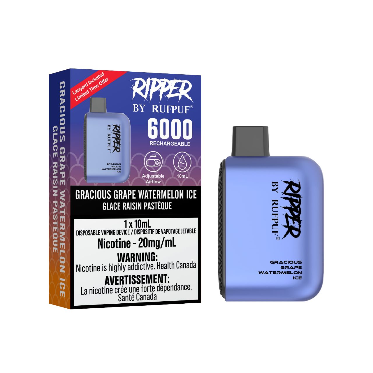 RUFPUF RIPPER 6000 PUFFS