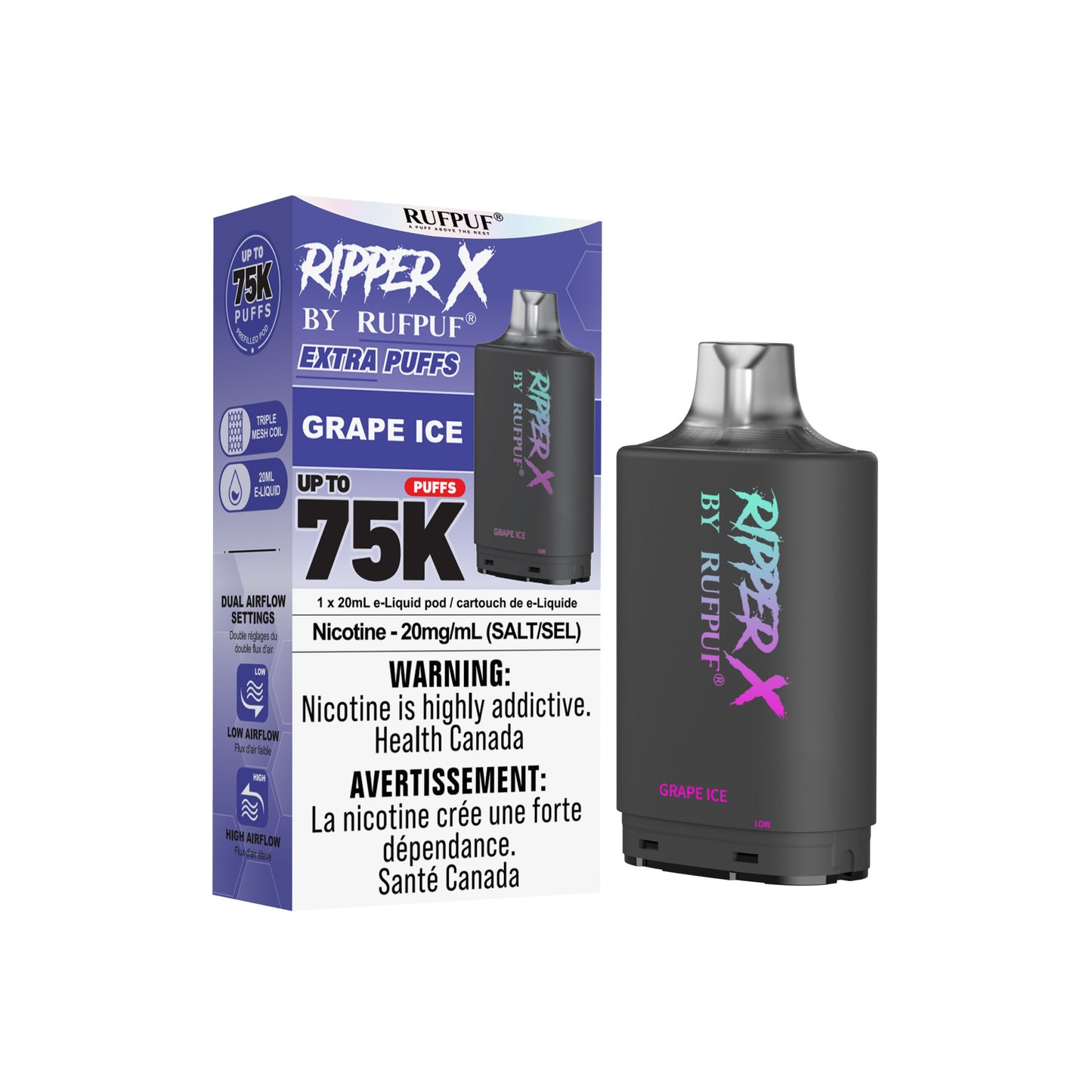 RIPPER X 75K PODS PUFFS (EXCISE AB)