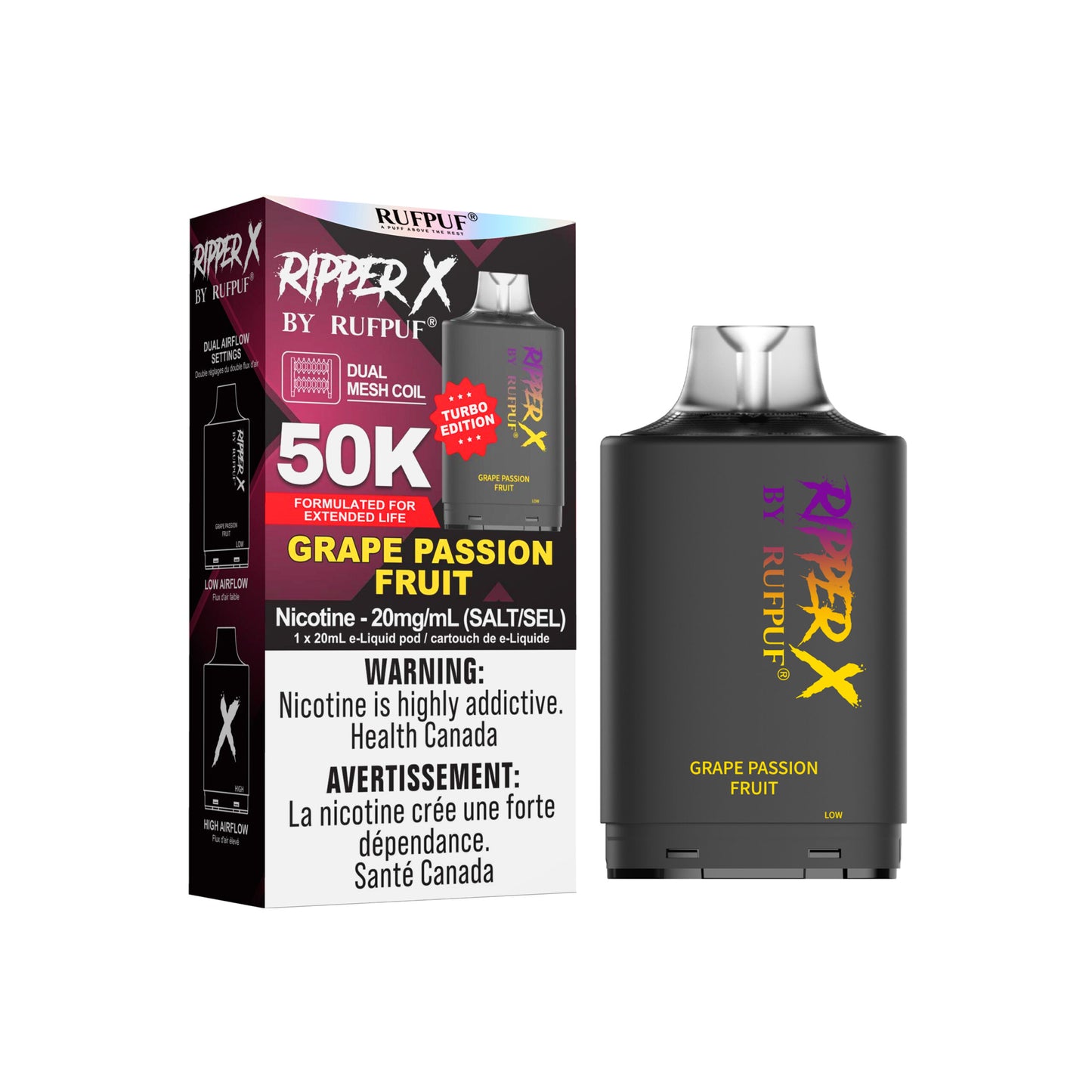 RUFPUF RIPPER X POD 50K PUFFS (Excise AB)