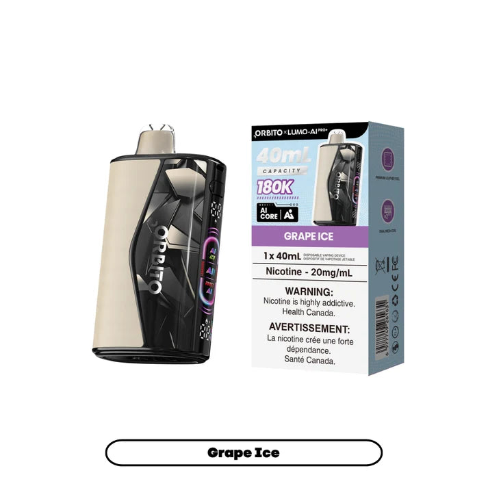 ORBITO LUMO AI PRO+ 180K PUFFS (40ML) (AB)