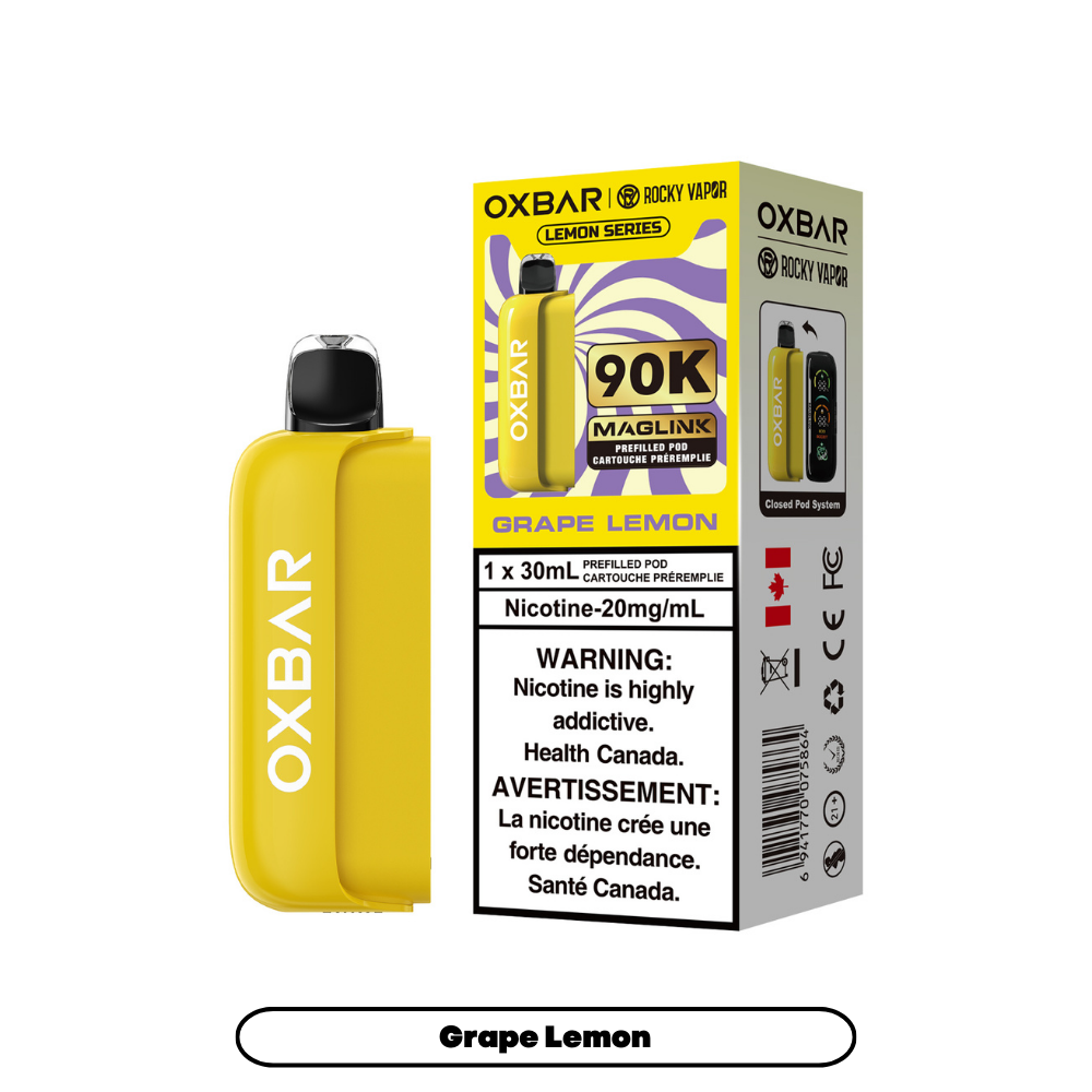 ROCKY VAPOR OXBAR MAGLINK PODS 90K PUFFS (EXCISE AB)