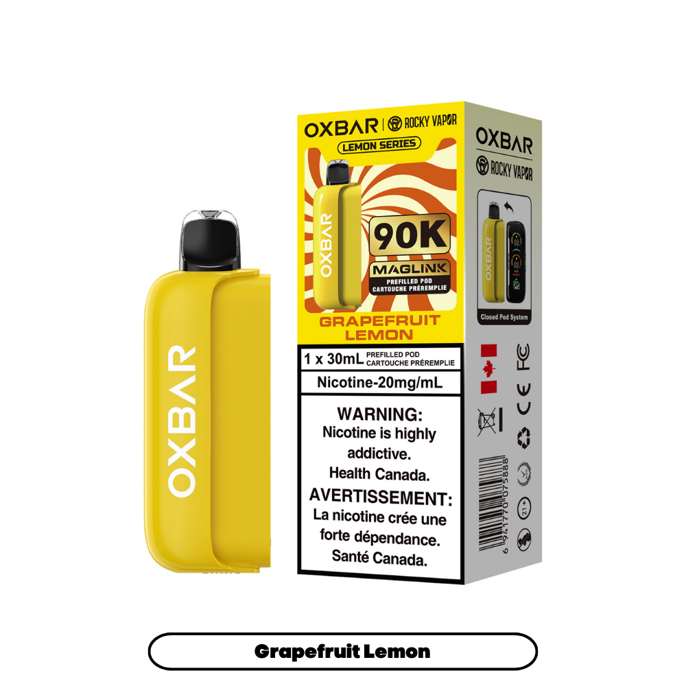 ROCKY VAPOR OXBAR MAGLINK PODS 90K PUFFS (EXCISE AB)