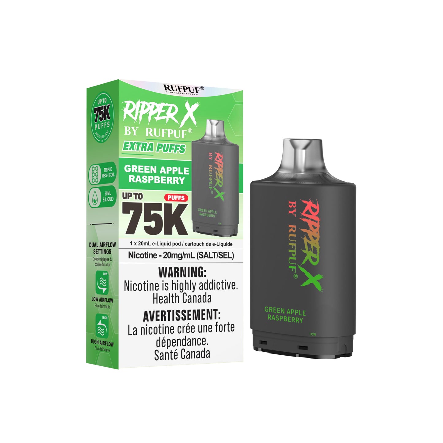 RIPPER X 75K PODS PUFFS (EXCISE AB)