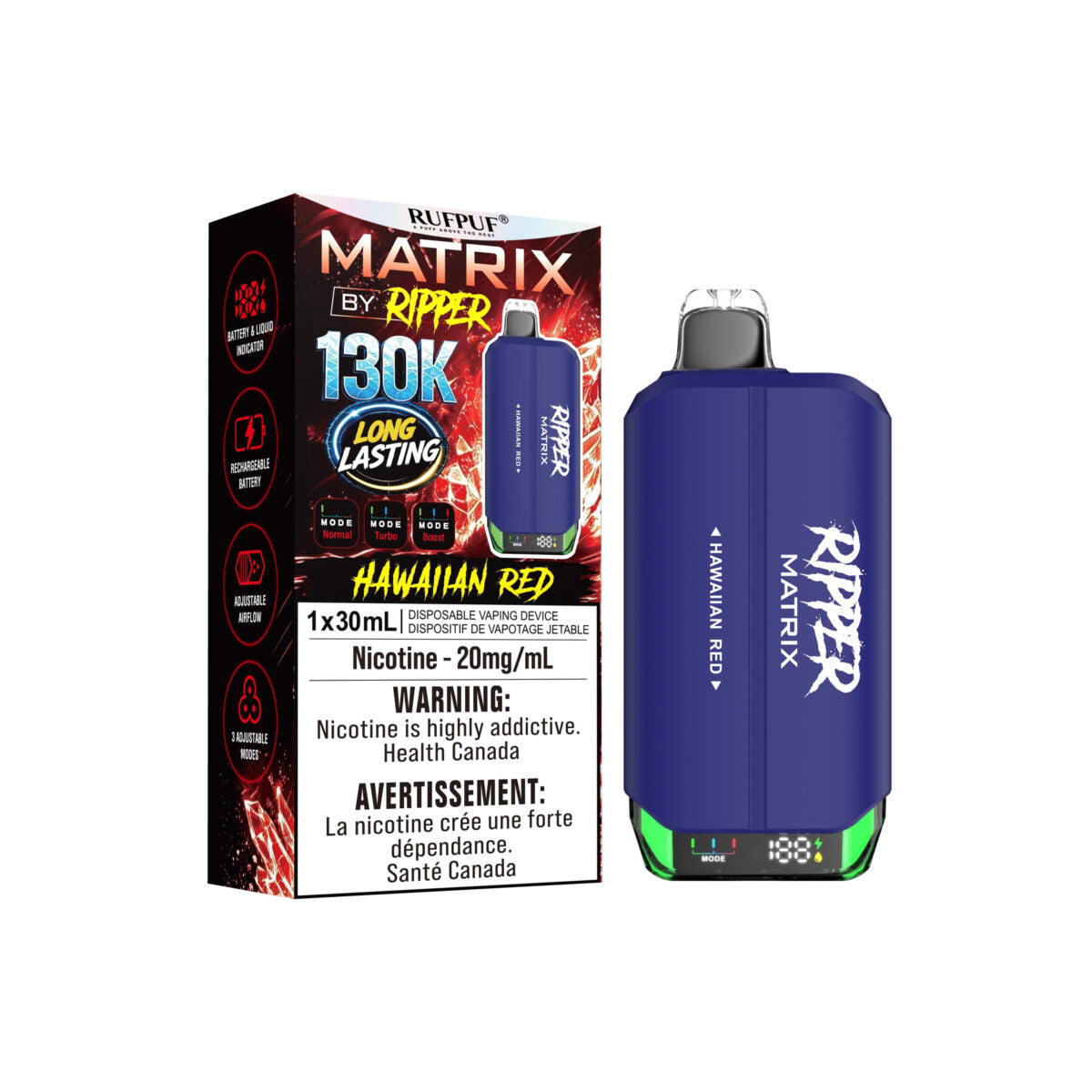RUFPUF MATRIX BY RIPPER 130K PUFFS (AB)