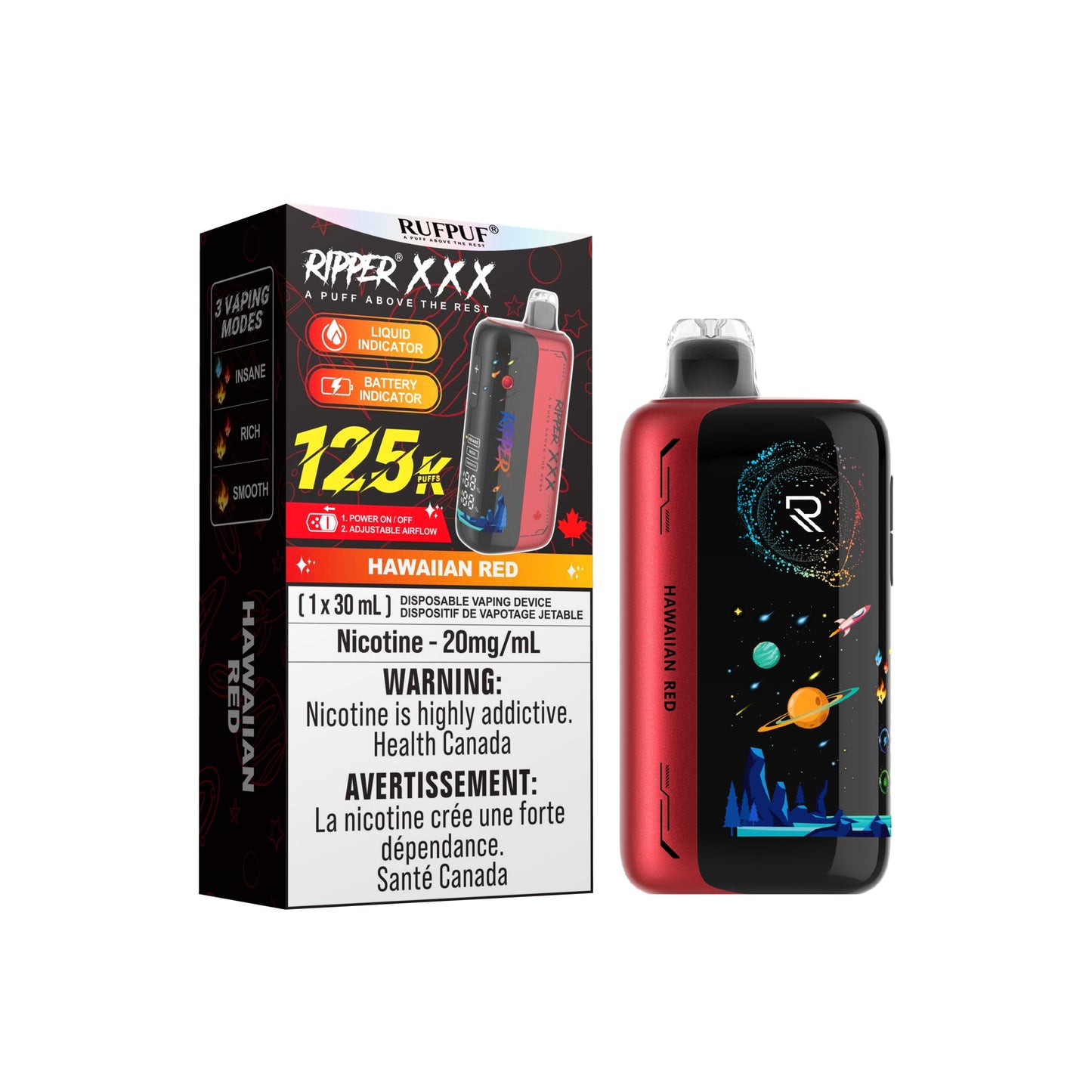 RIPPER XXX 125K PUFFS (EXCISE AB)