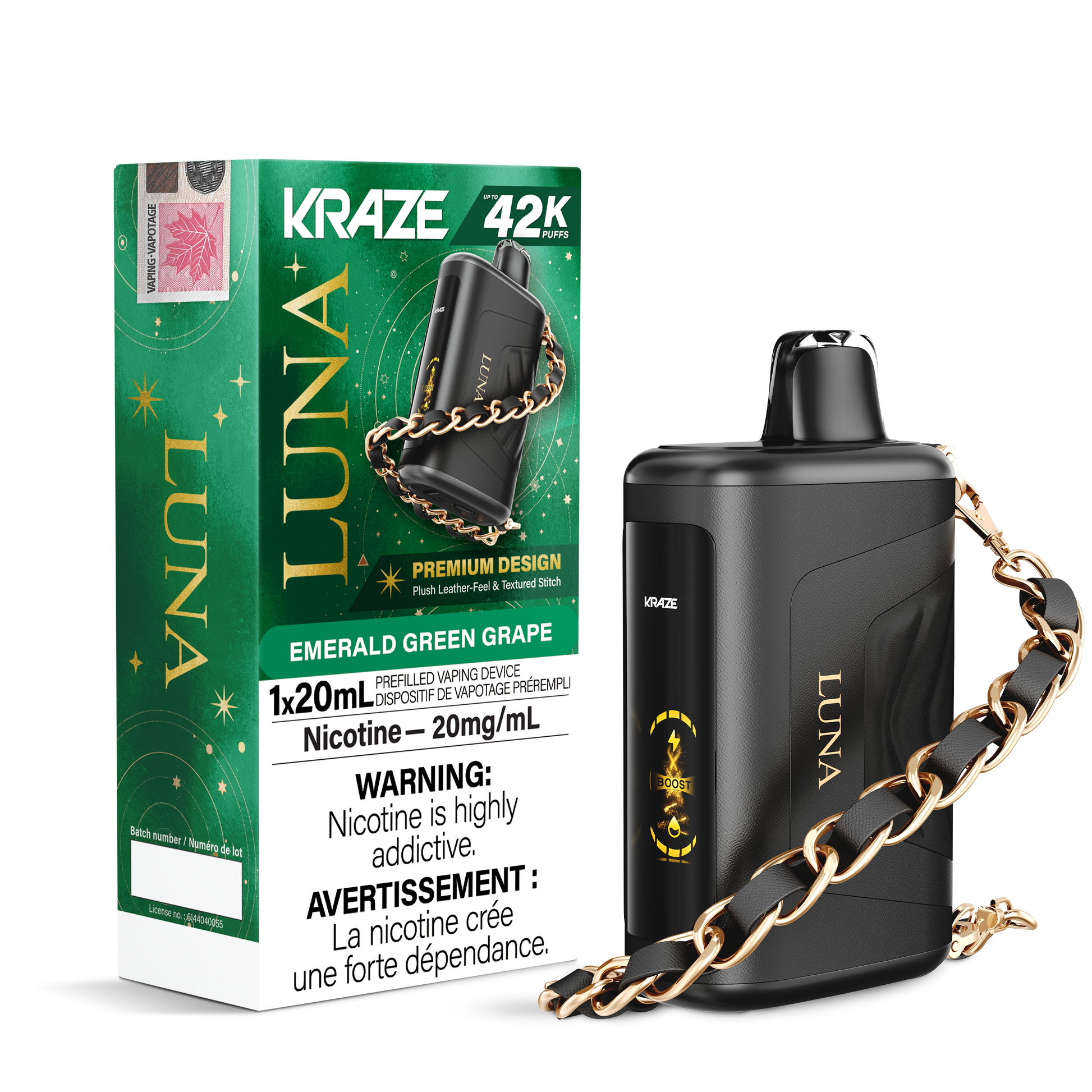 KRAZE LUNA 42K PUFFS (EXCISE AB) Vape Pulse KRAZE LUNA 42K PUFFS (EXCISE AB) Vape Pulse